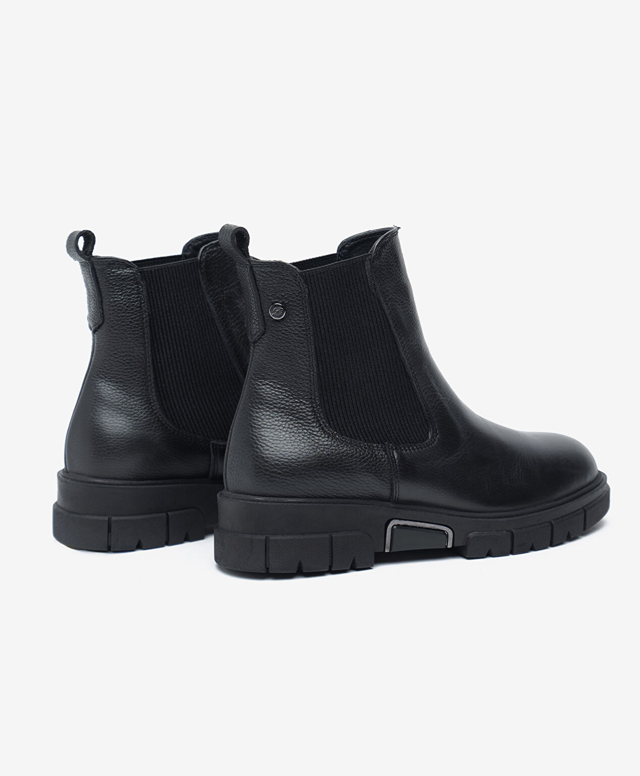 Kadın Siyah Hakiki Deri Chealse Bot - 4