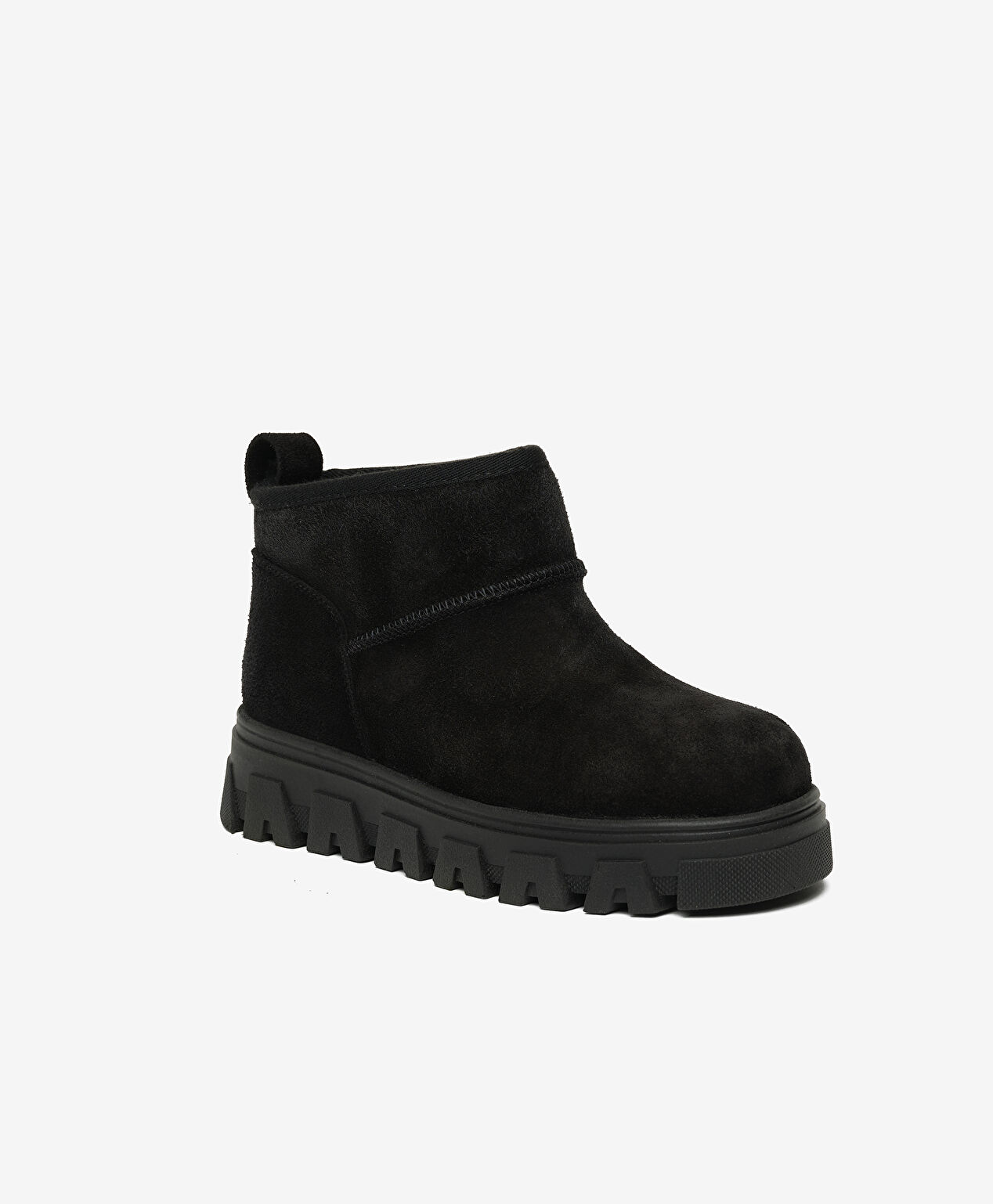 Çocuk Siyah Süet Hakiki Deri Bot - 2