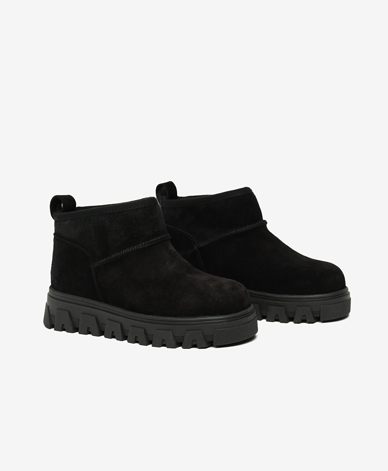 Çocuk Siyah Süet Hakiki Deri Bot - 3