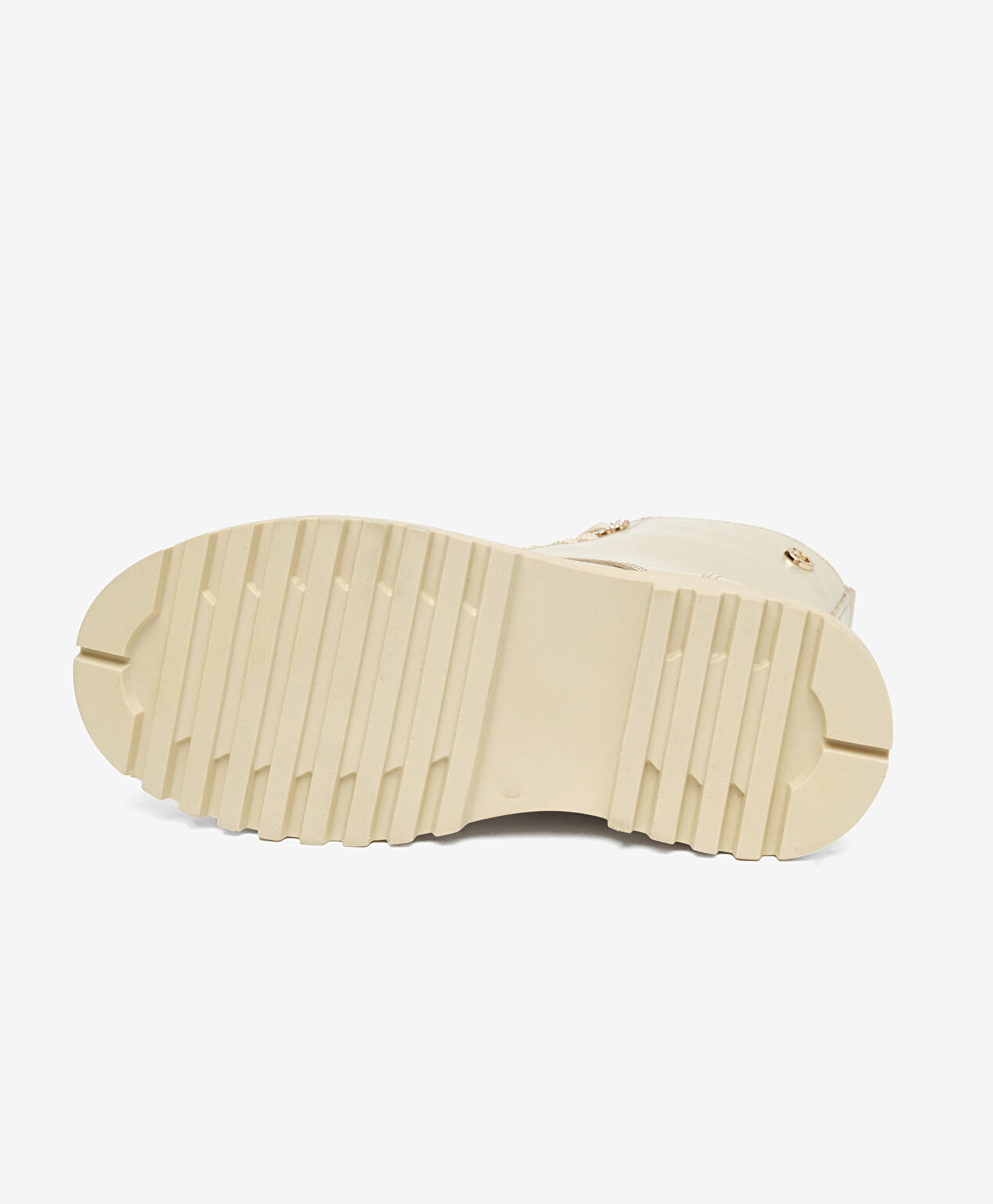 Çocuk Bej Hakiki Deri Military Bot - 5