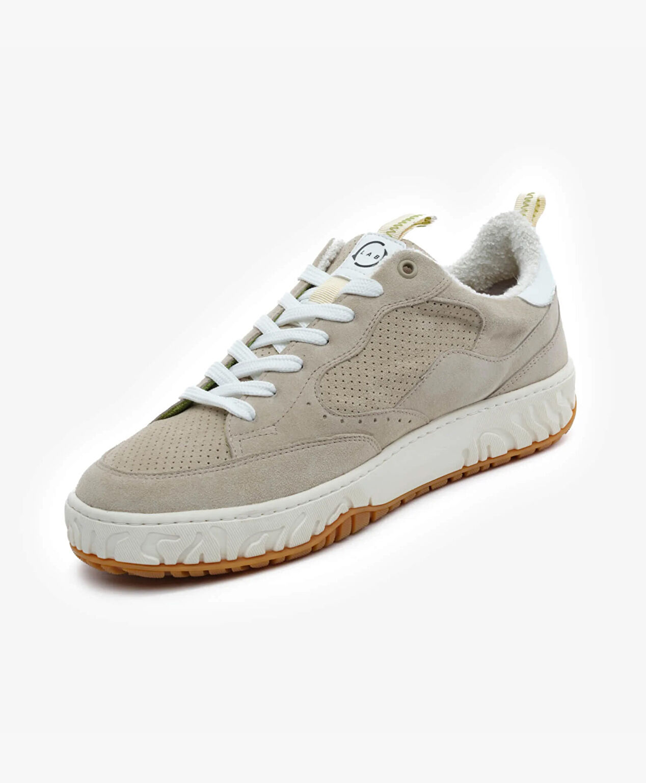 GreyderLab Erkek Ekru Sneaker Ayakkabı - 3