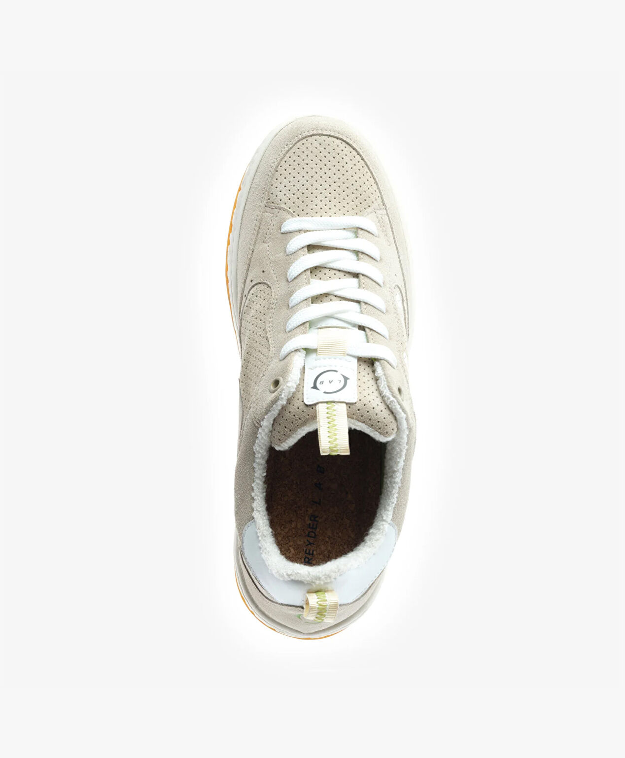 GreyderLab Erkek Ekru Sneaker Ayakkabı - 4
