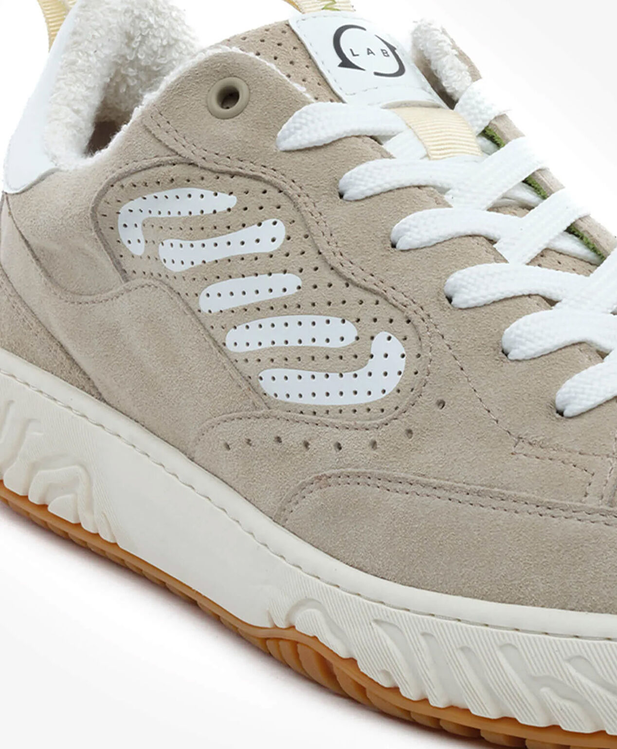 GreyderLab Erkek Ekru Sneaker Ayakkabı - 5