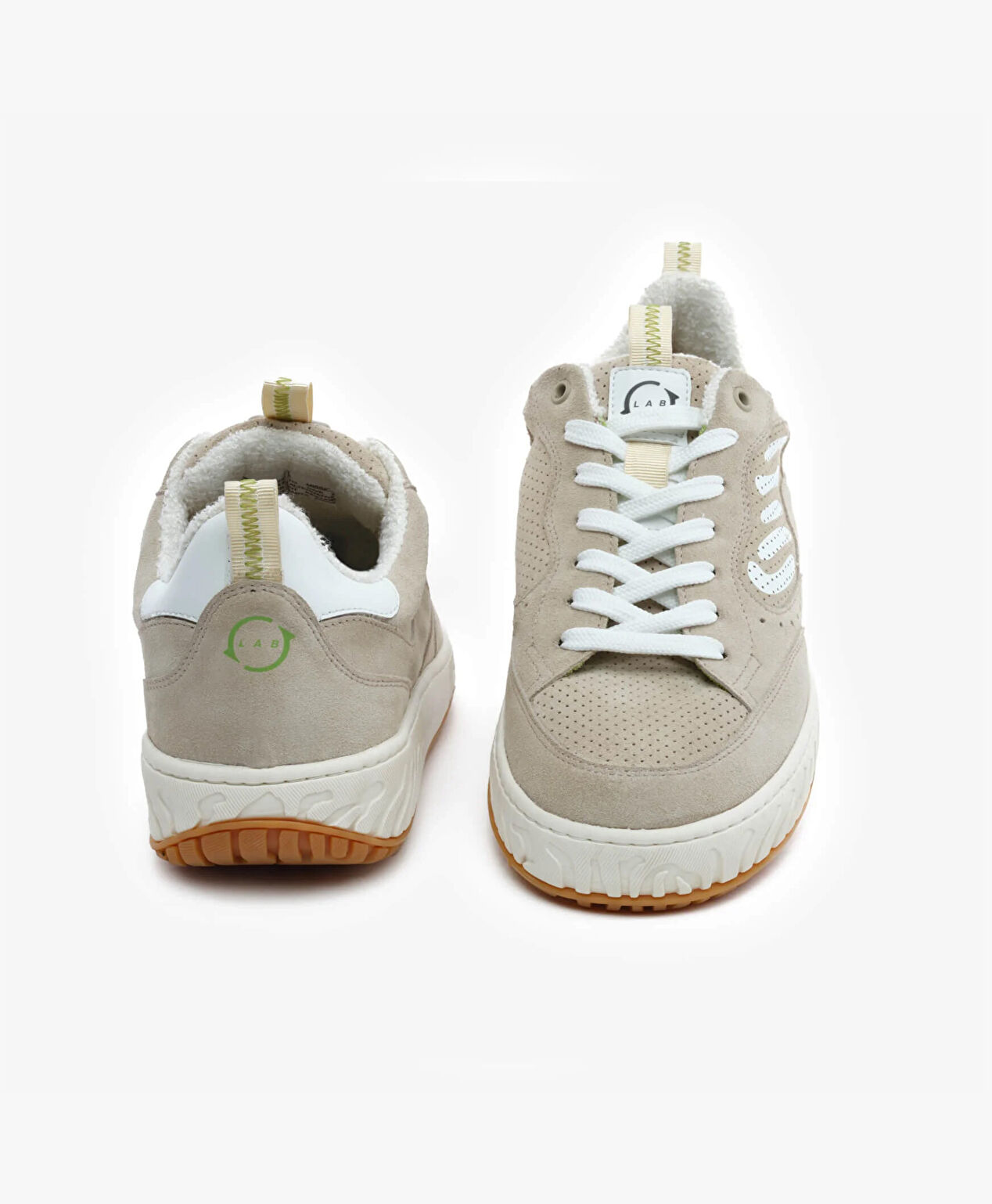 GreyderLab Erkek Ekru Sneaker Ayakkabı - 7