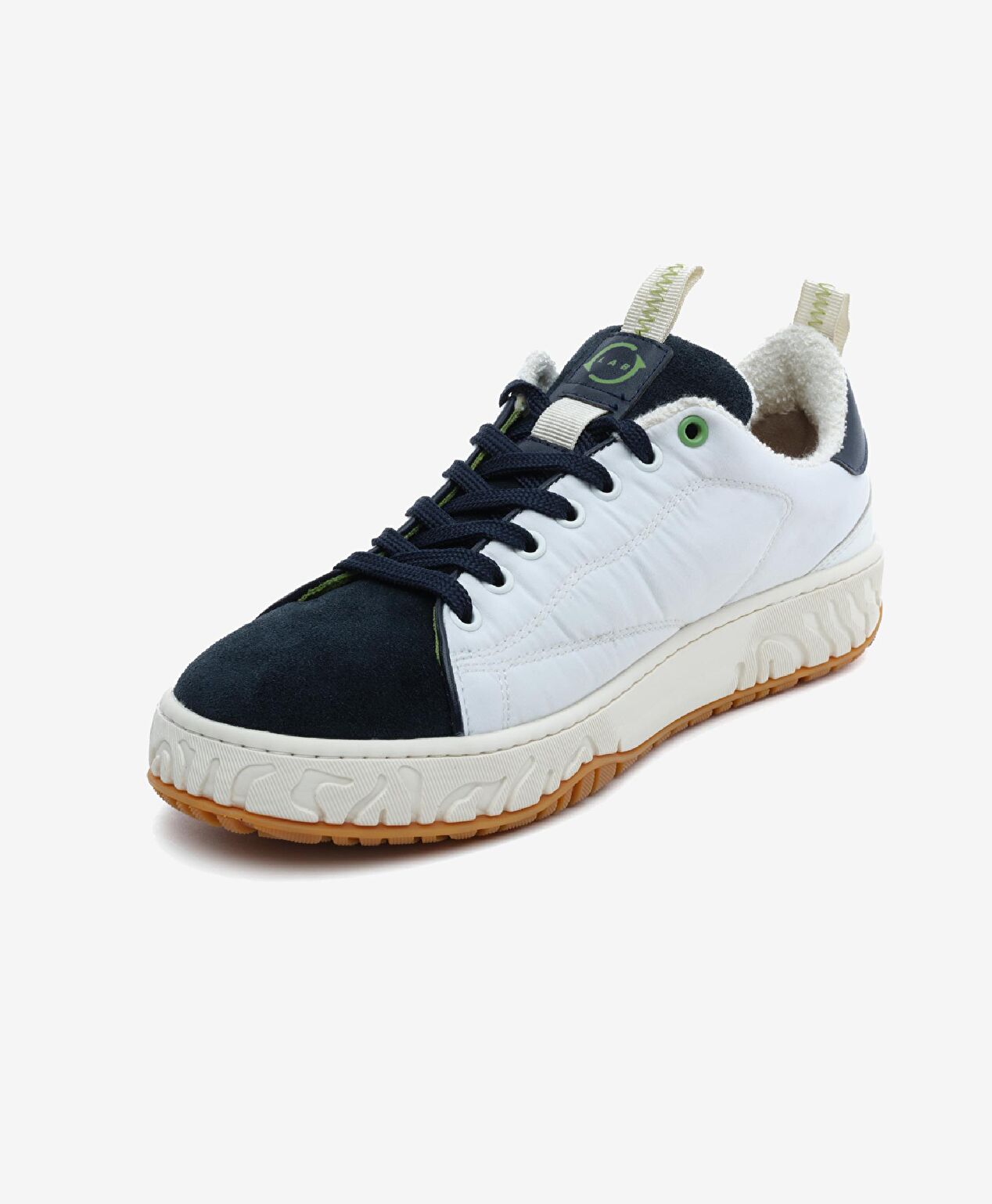 GreyderLab Erkek Beyaz Denim Sneaker Ayakkabı - 3