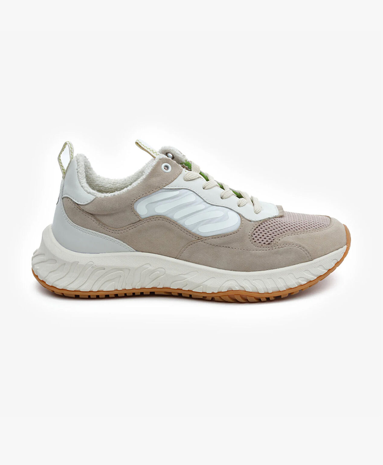 GreyderLab Erkek Ekru Spor Ayakkabı - 1