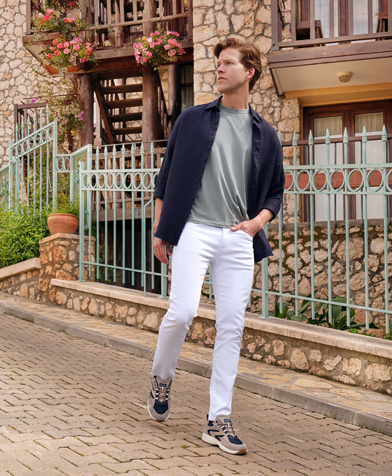 GreyderLab Erkek Mavi Spor Ayakkabı - 10