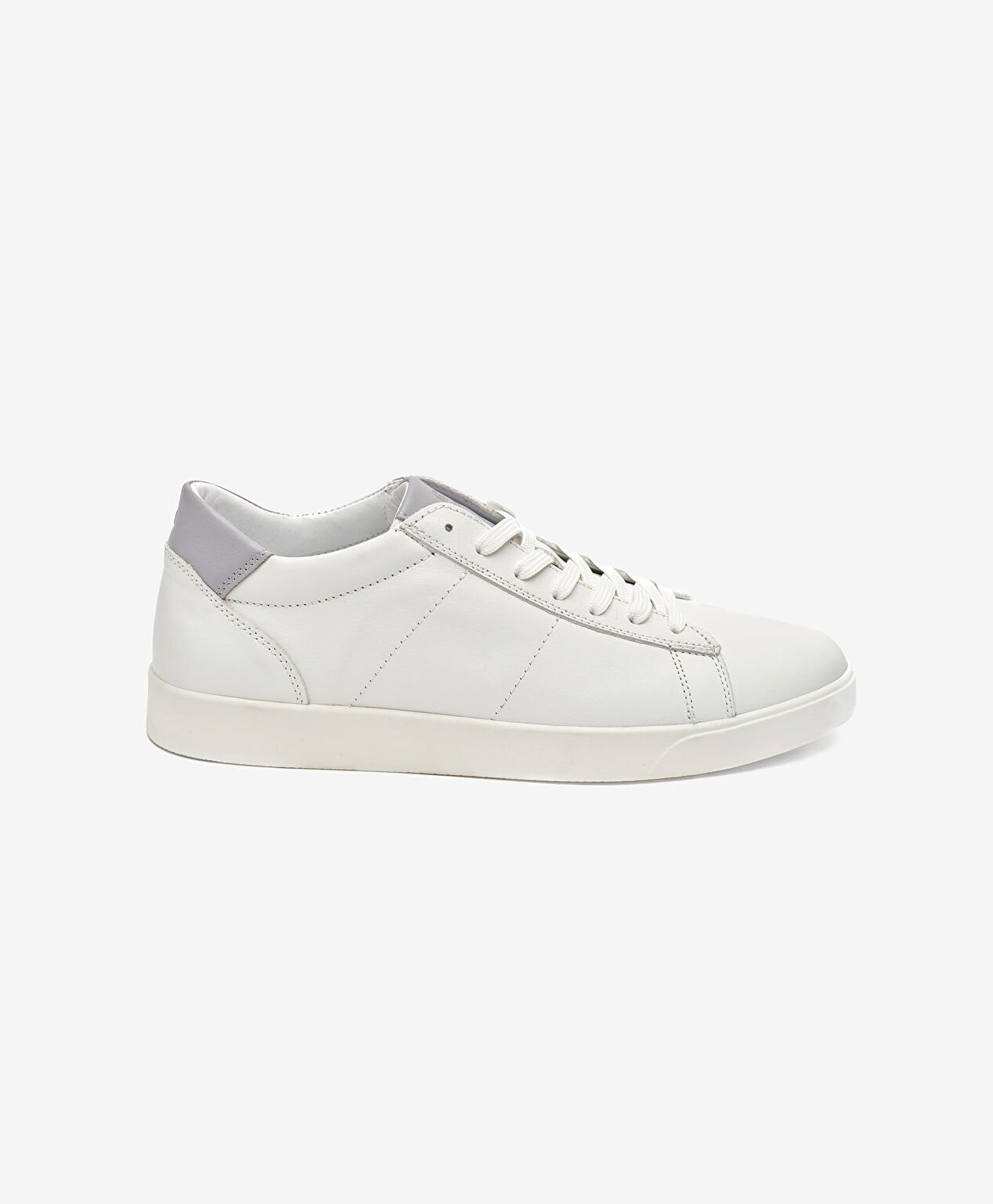 Erkek Beyaz Hakiki Deri Sneaker Ayakkabı - 1