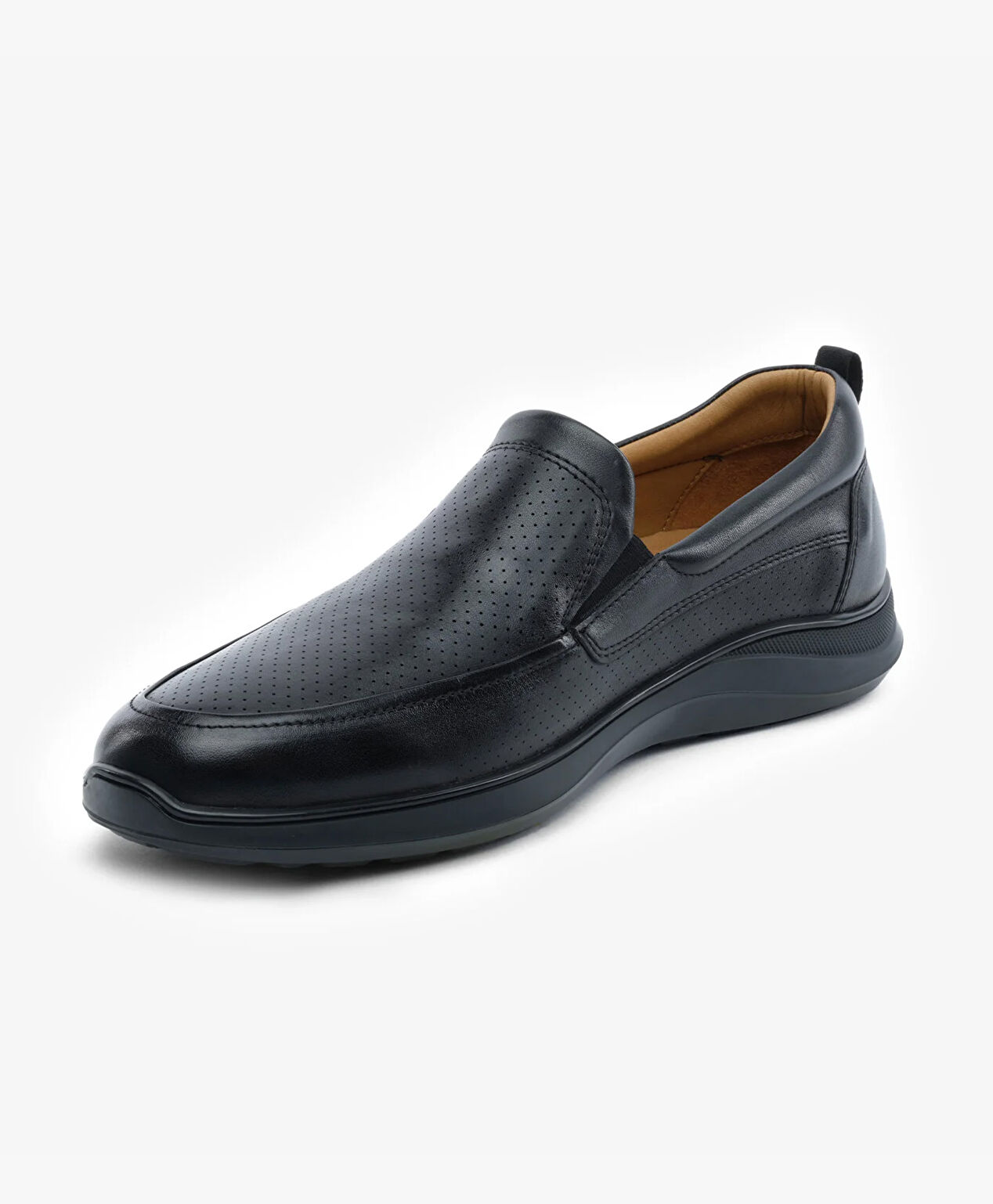 Erkek Siyah Hakiki Deri Comfort Ayakkabı - 3