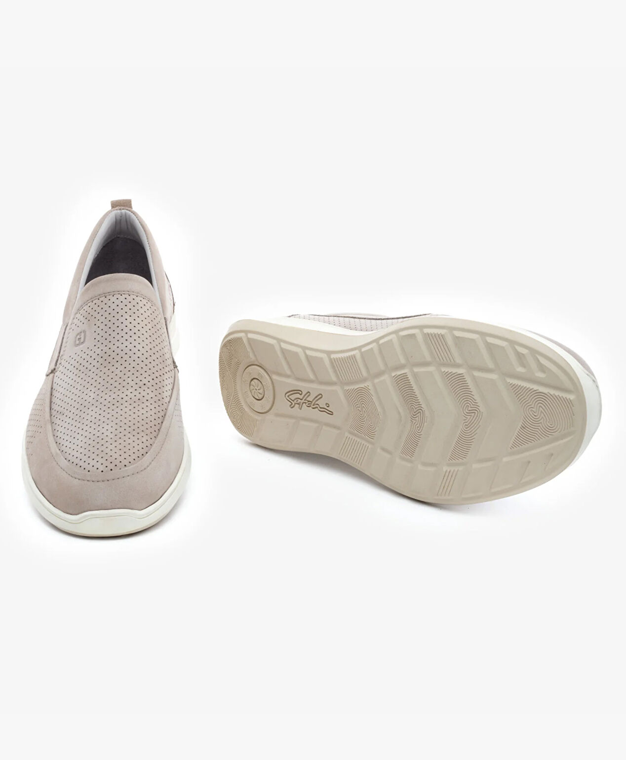Erkek Vizon Nubuk Hakiki Deri Comfort Ayakkabı - 6
