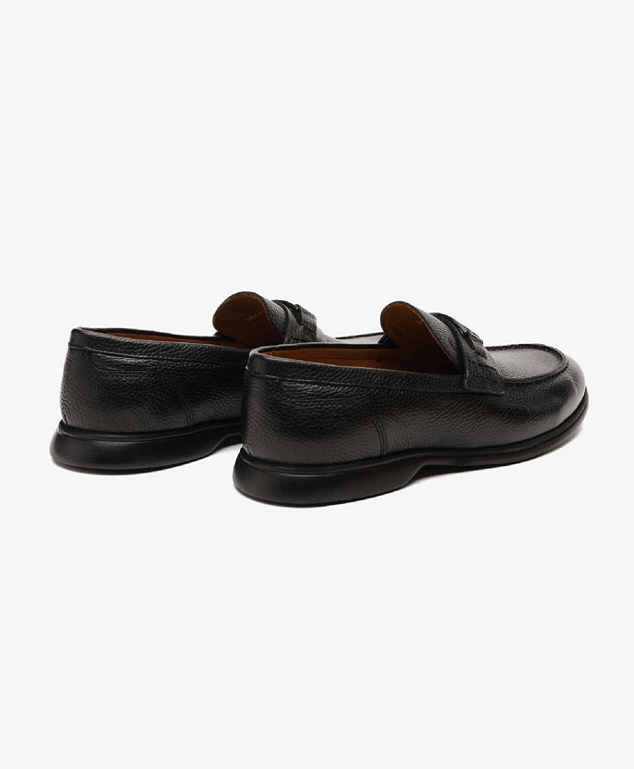 Erkek Siyah Hakiki Deri Loafer Ayakkabı - 4
