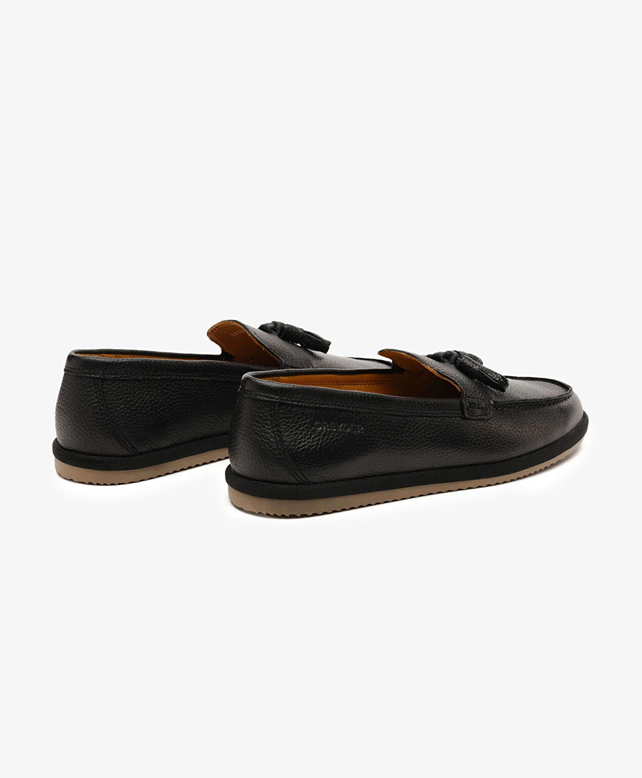 Erkek Siyah Hakiki Deri Loafer Ayakkabı - 4
