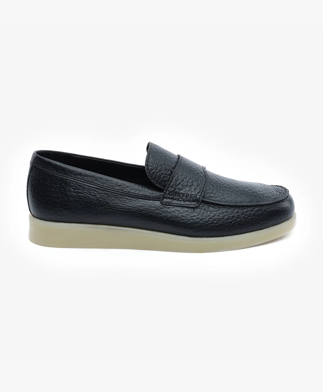 Erkek Siyah Hakiki Deri Loafer Ayakkabı - 1