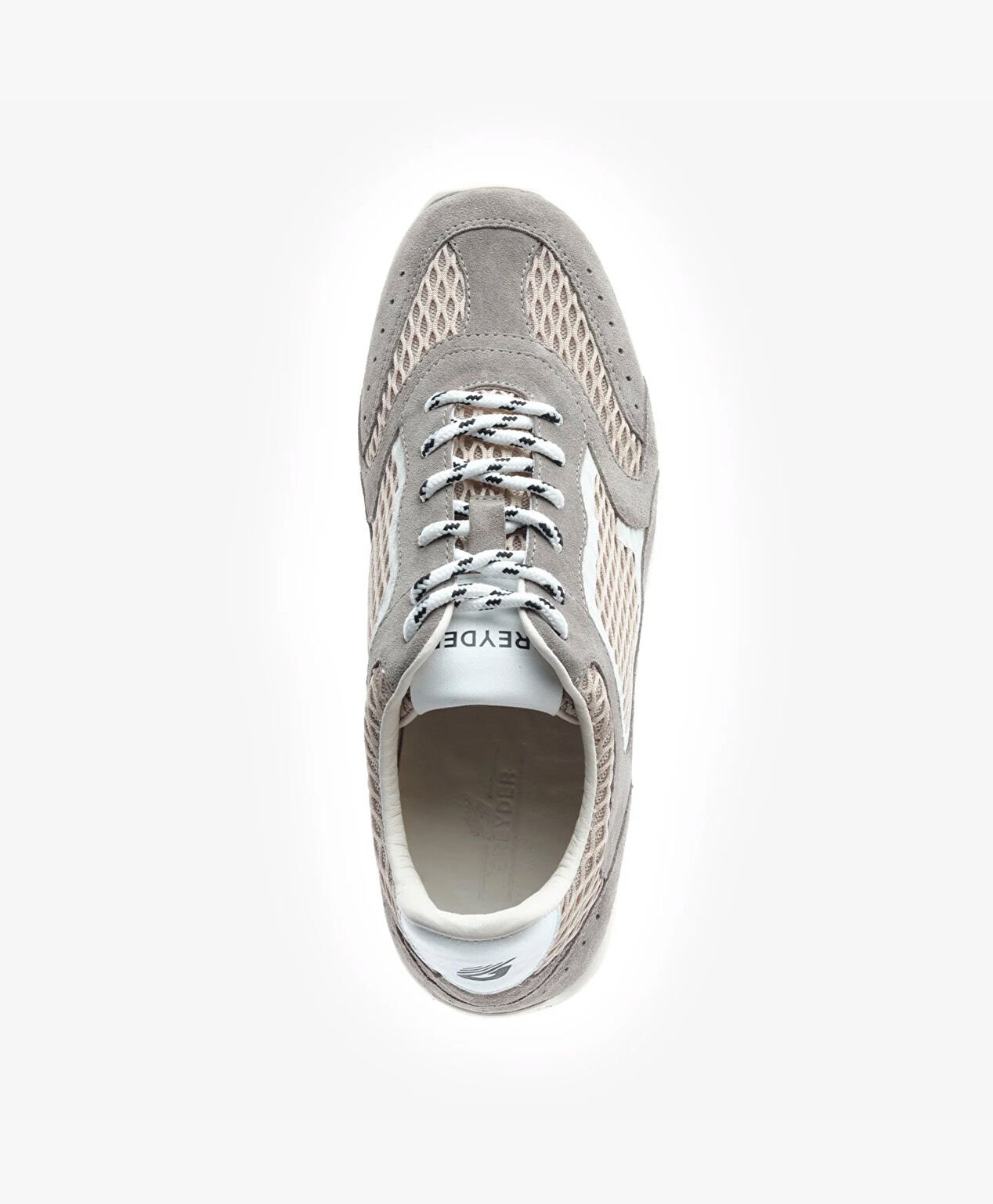Erkek Açık Gri Hakiki Deri Sneaker Ayakkabı - 4