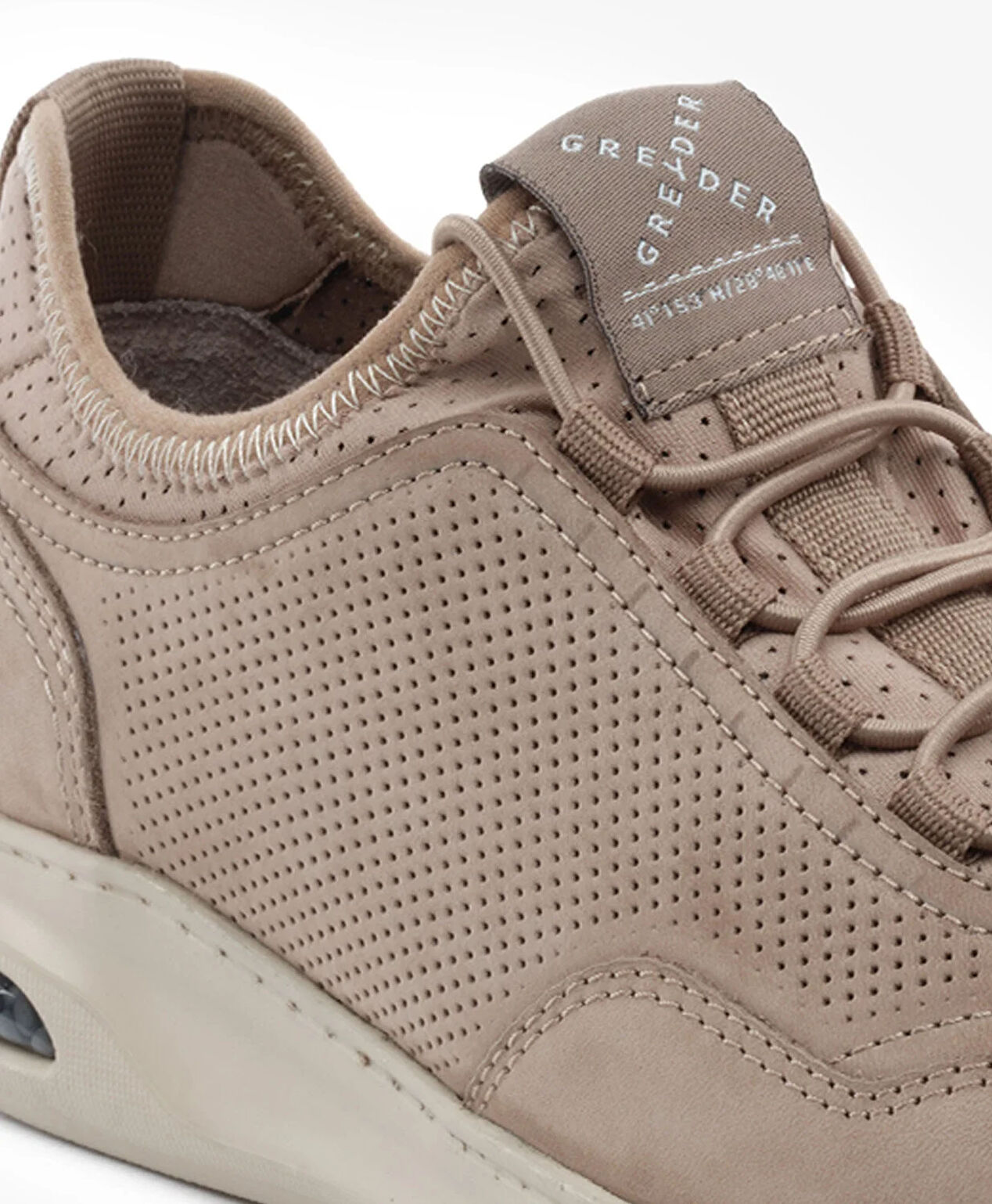 Erkek Vizon Hakiki Deri Sneaker Ayakkabı - 5