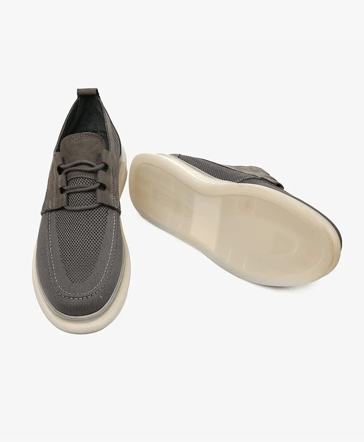 Erkek Füme Hakiki Deri Sneaker Ayakkabı - 8