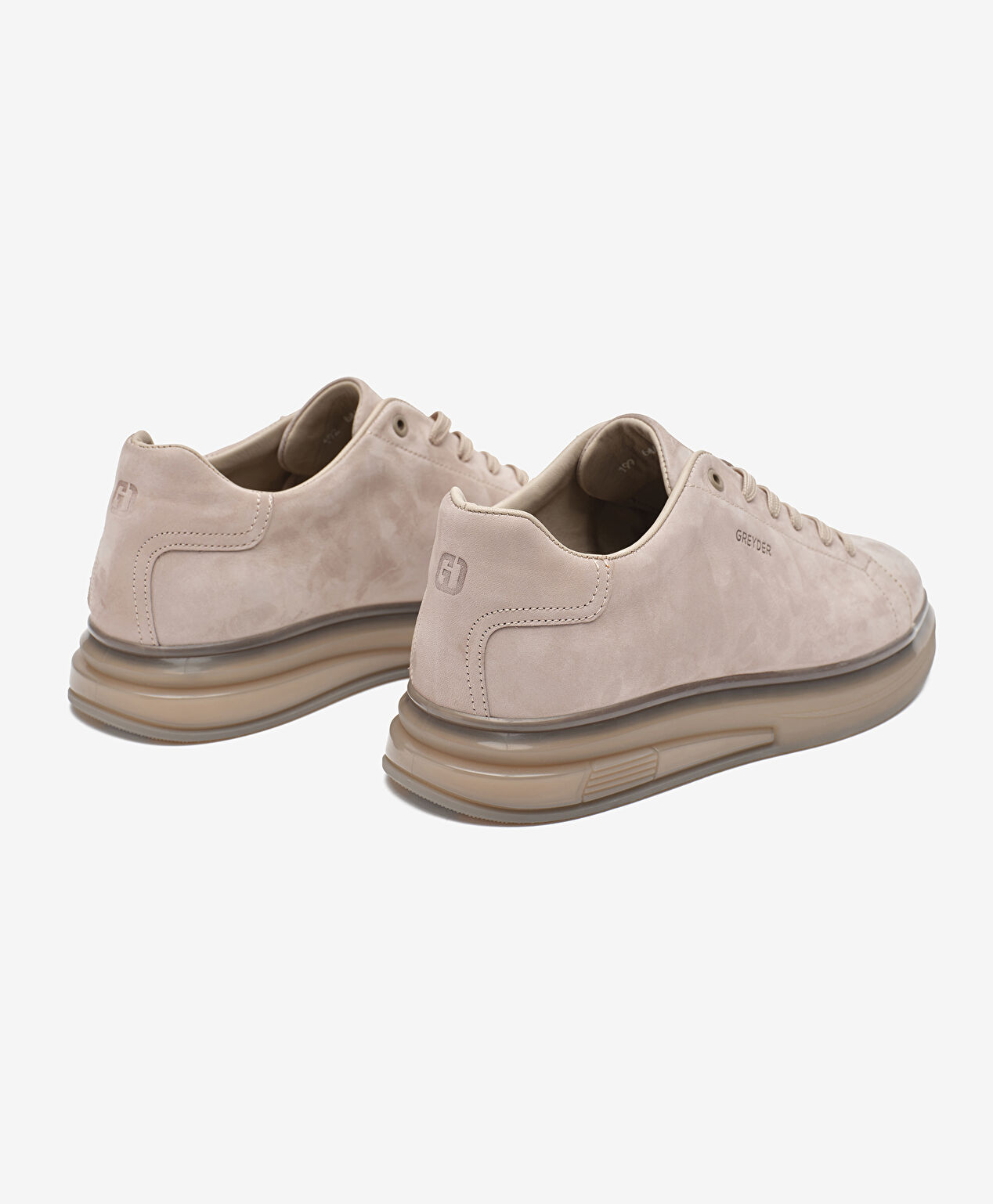 Erkek Vizon Hakiki Deri Sneaker Ayakkabı - 2