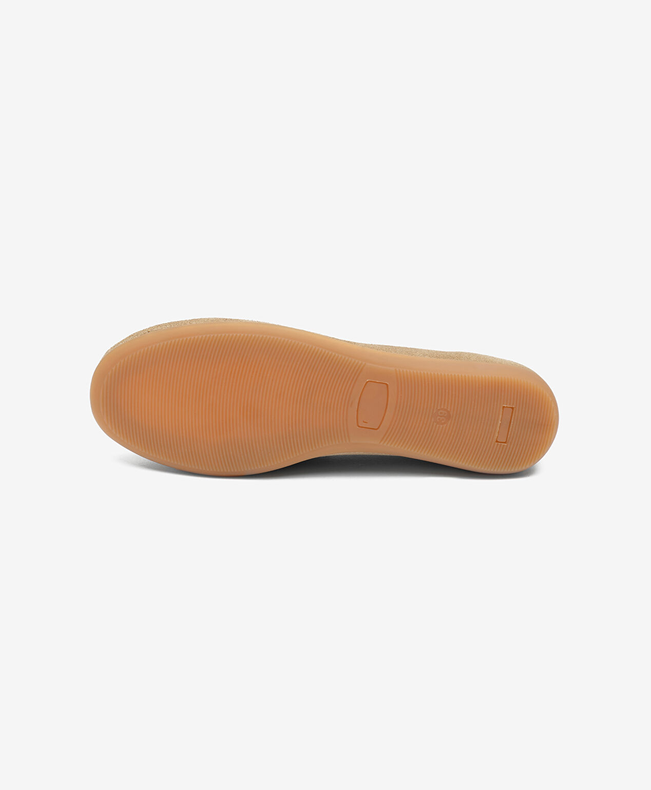 Kadın Ekru Hakiki Deri Loafer Ayakkabı - 6