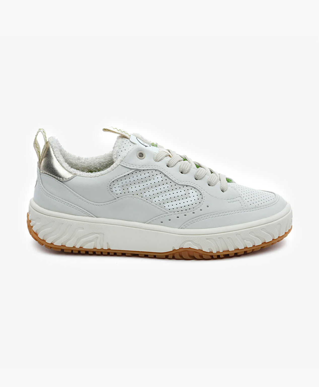 GreyderLab Kadın Kırık Beyaz Sneaker Ayakkabı - 1