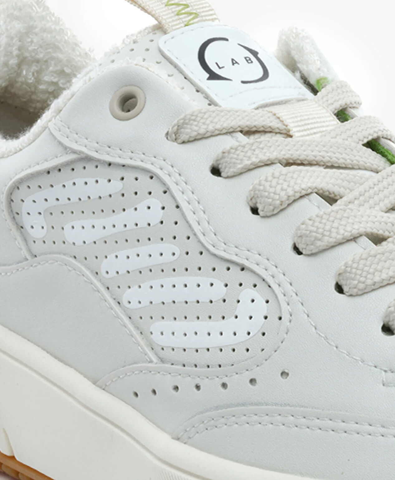 GreyderLab Kadın Kırık Beyaz Sneaker Ayakkabı - 5