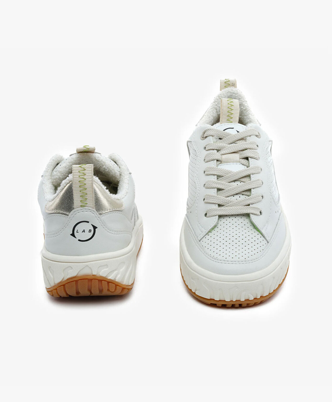 GreyderLab Kadın Kırık Beyaz Sneaker Ayakkabı - 7