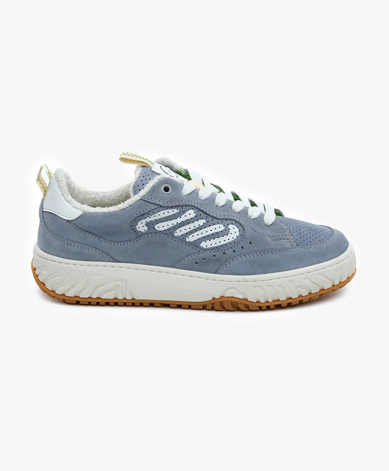 GreyderLab Kadın Beyaz Denim Sneaker Ayakkabı - 1