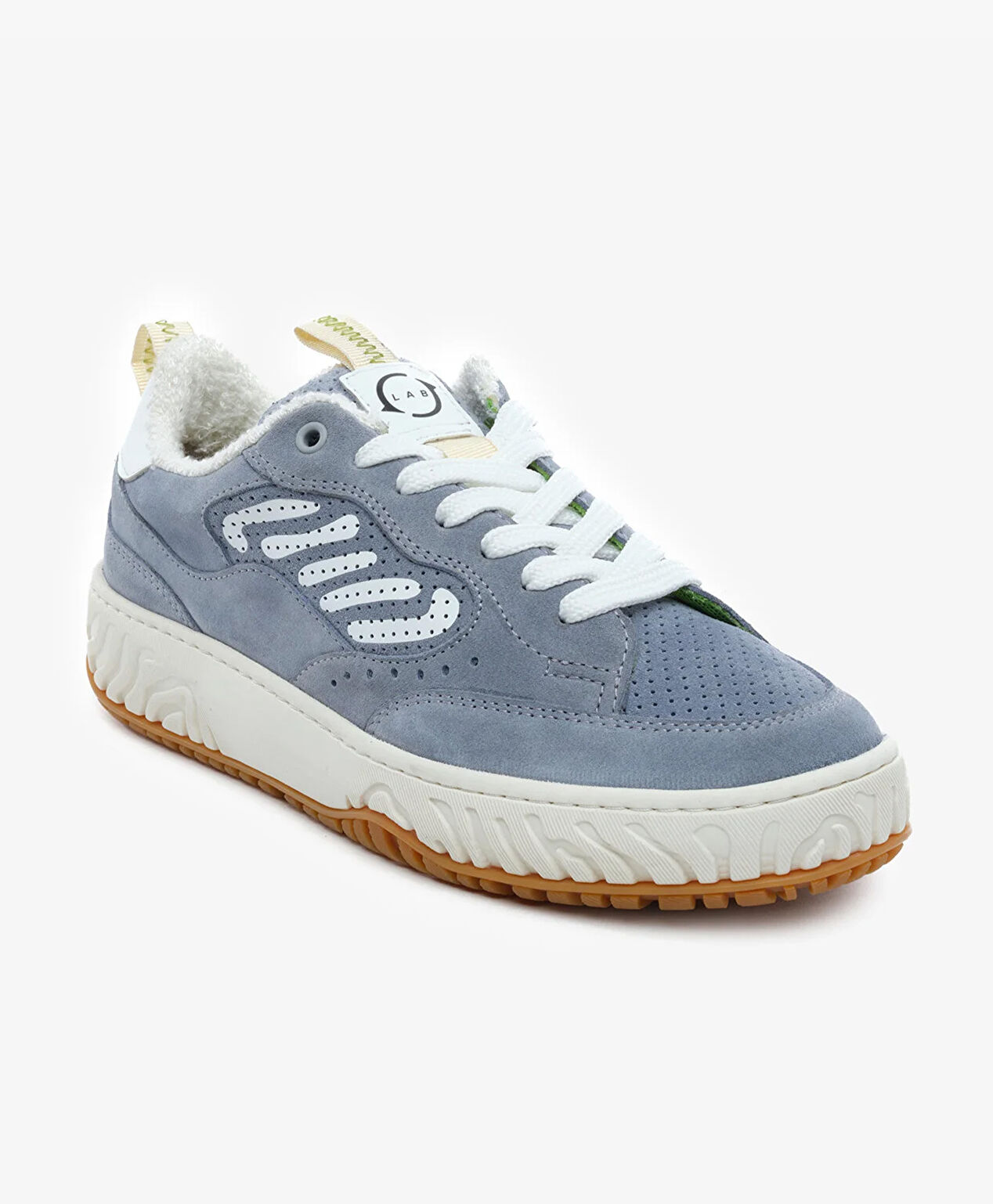 GreyderLab Kadın Beyaz Denim Sneaker Ayakkabı - 2