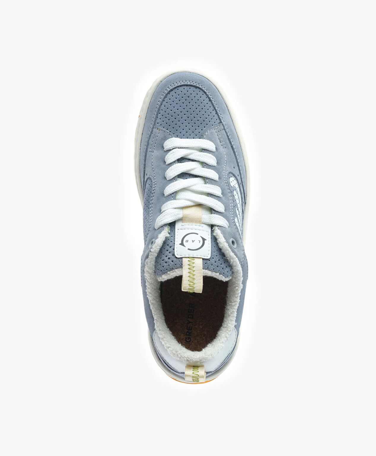 GreyderLab Kadın Beyaz Denim Sneaker Ayakkabı - 4