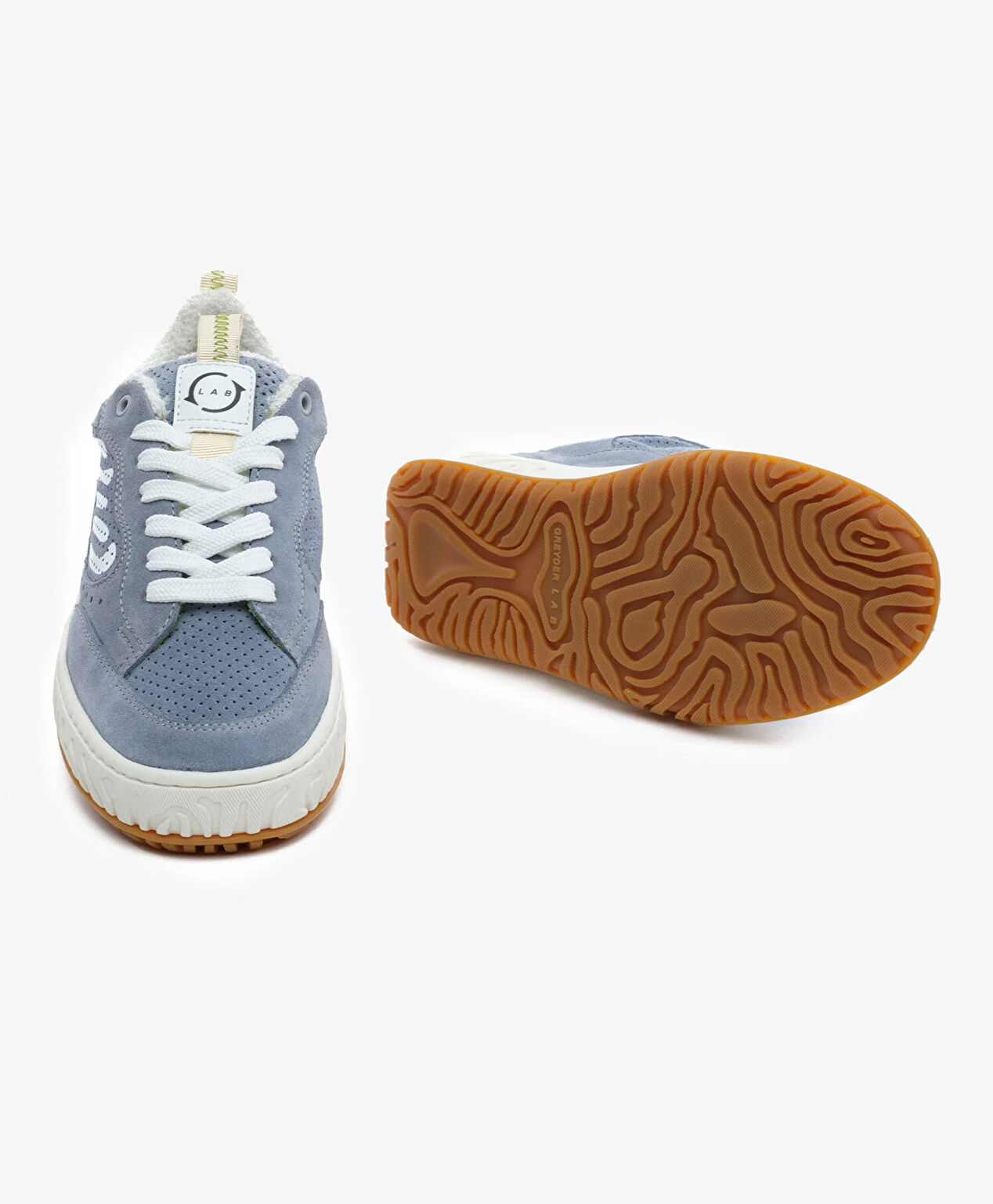 GreyderLab Kadın Beyaz Denim Sneaker Ayakkabı - 6