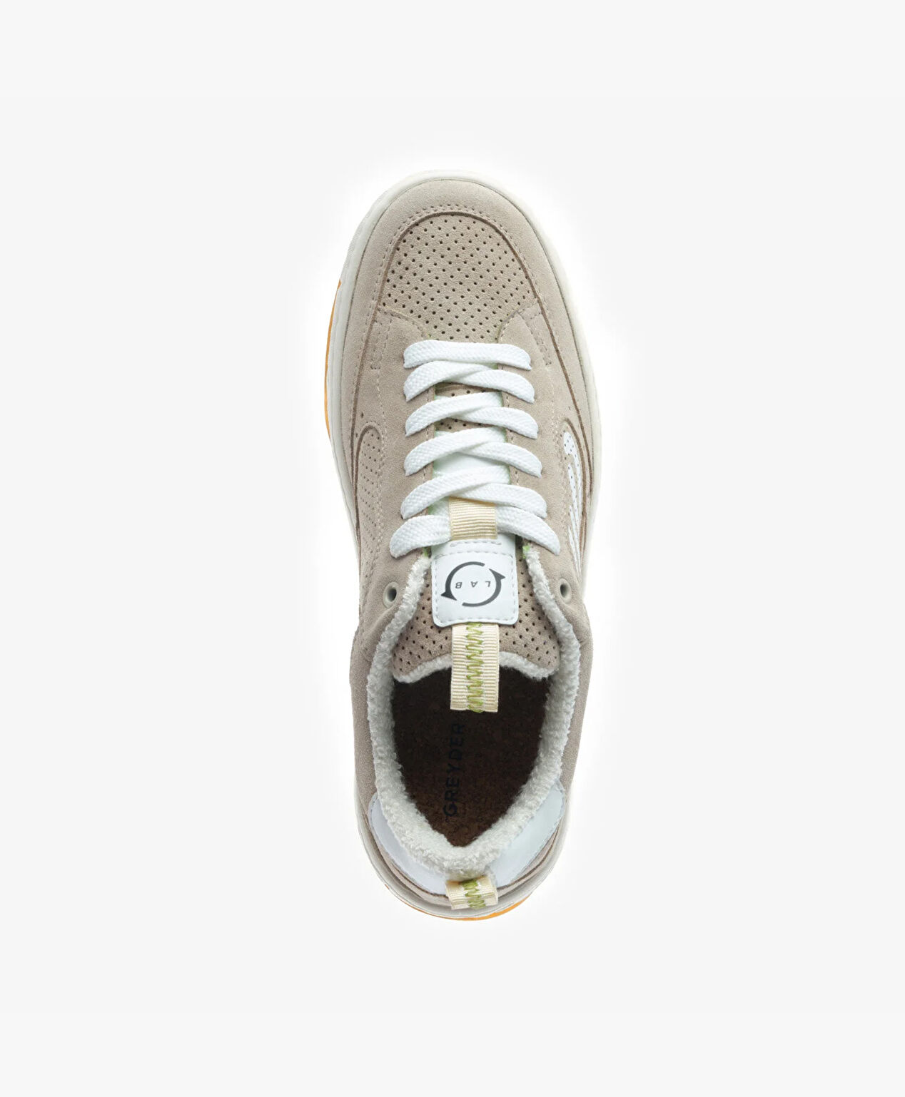 GreyderLab Kadın Kum Sneaker Ayakkabı - 4
