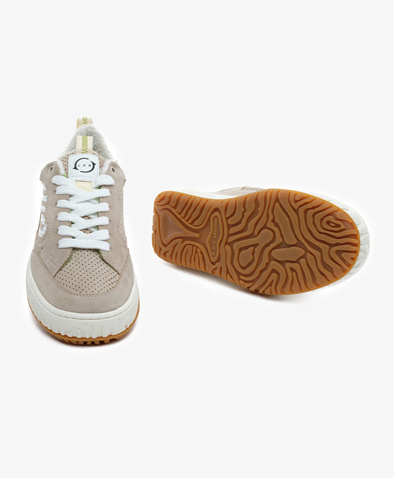 GreyderLab Kadın Kum Sneaker Ayakkabı - 6