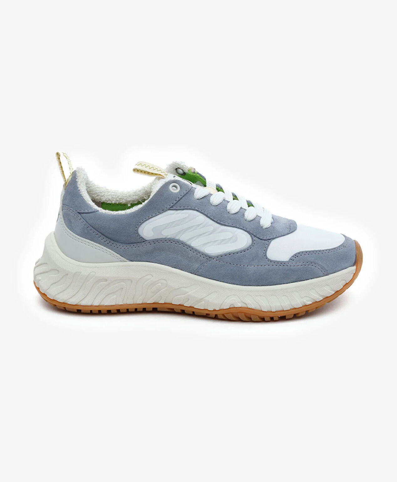 GreyderLab Kadın Beyaz Denim Spor Ayakkabı - 1