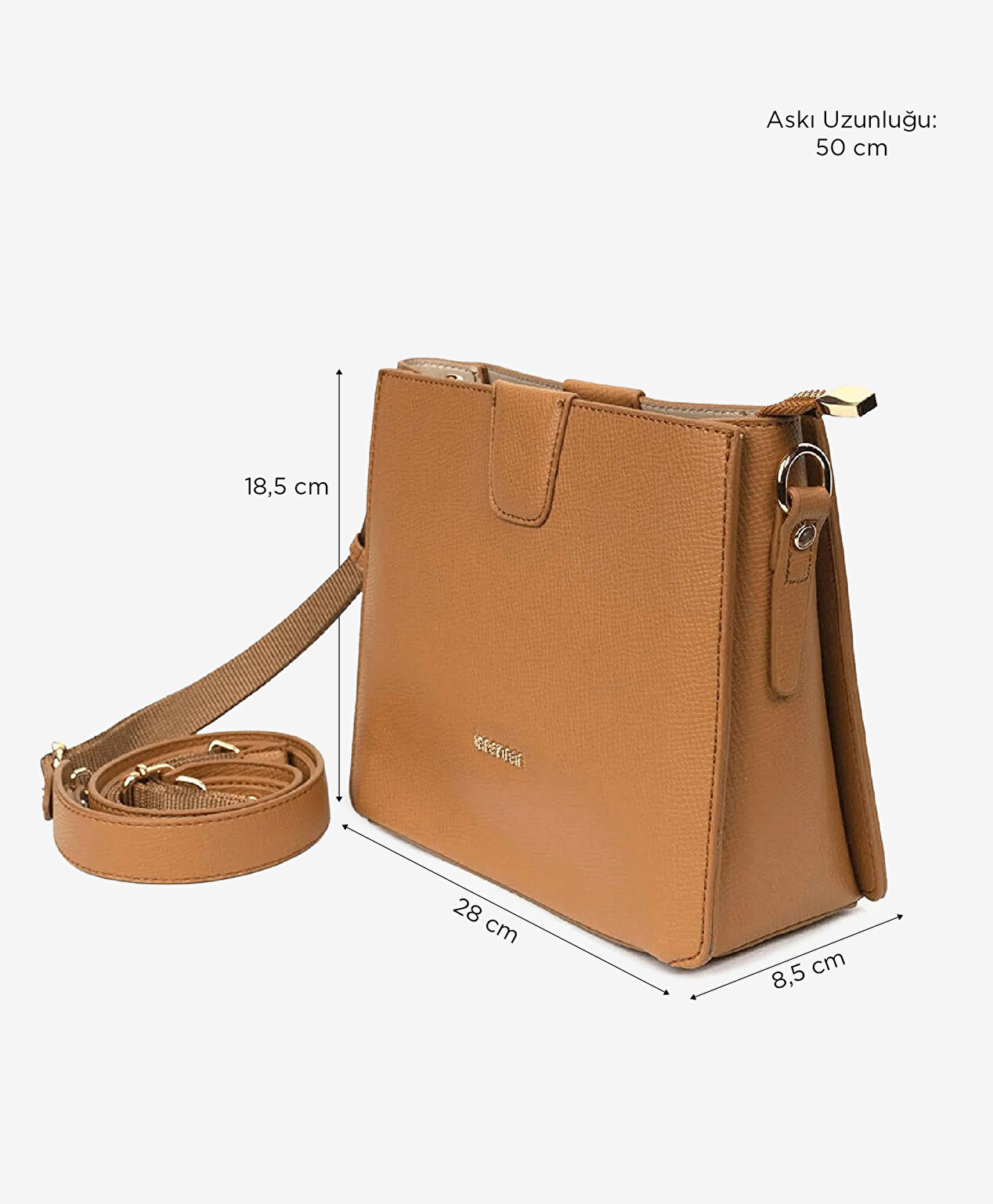 Kadın Taba Omuz Çantası - 6