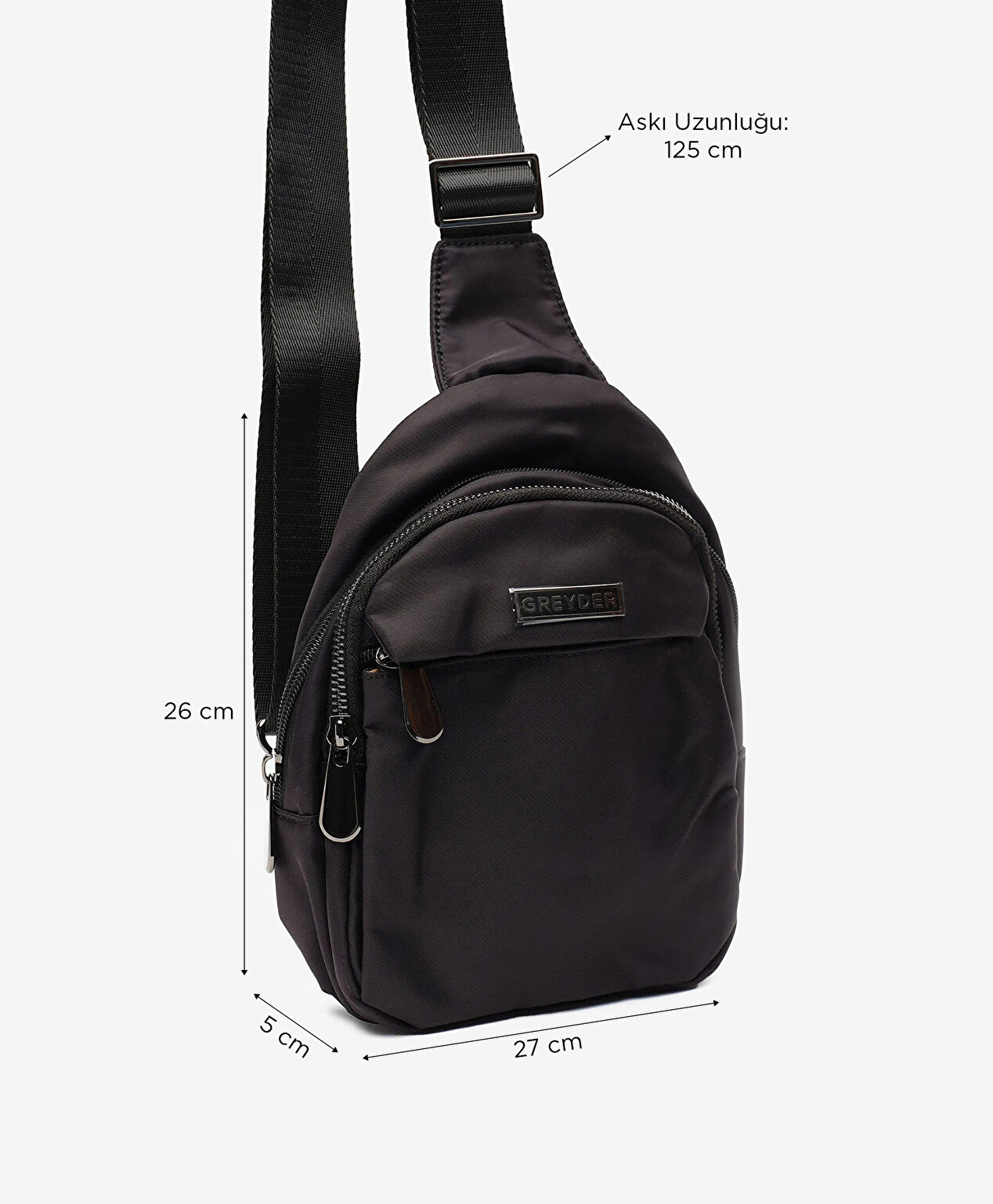 Kadın Siyah Sırt Çanta - 2