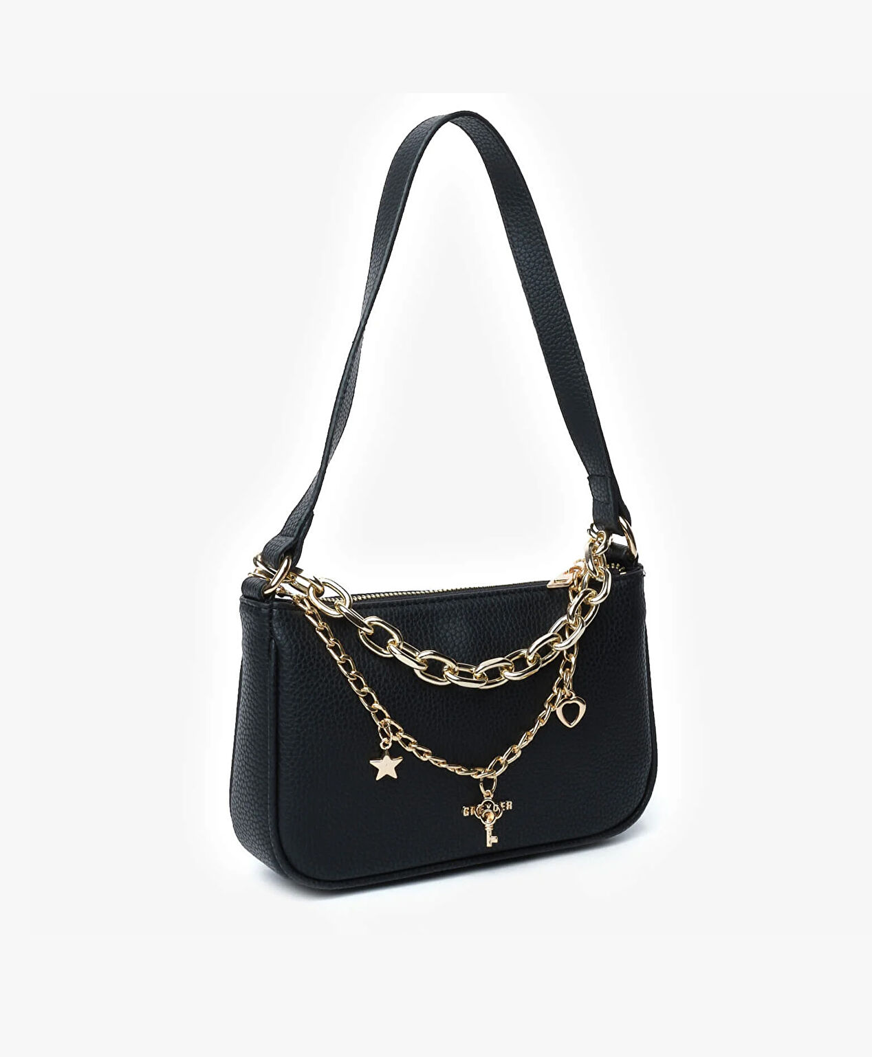 Kadın Siyah Omuz Çantası - 3