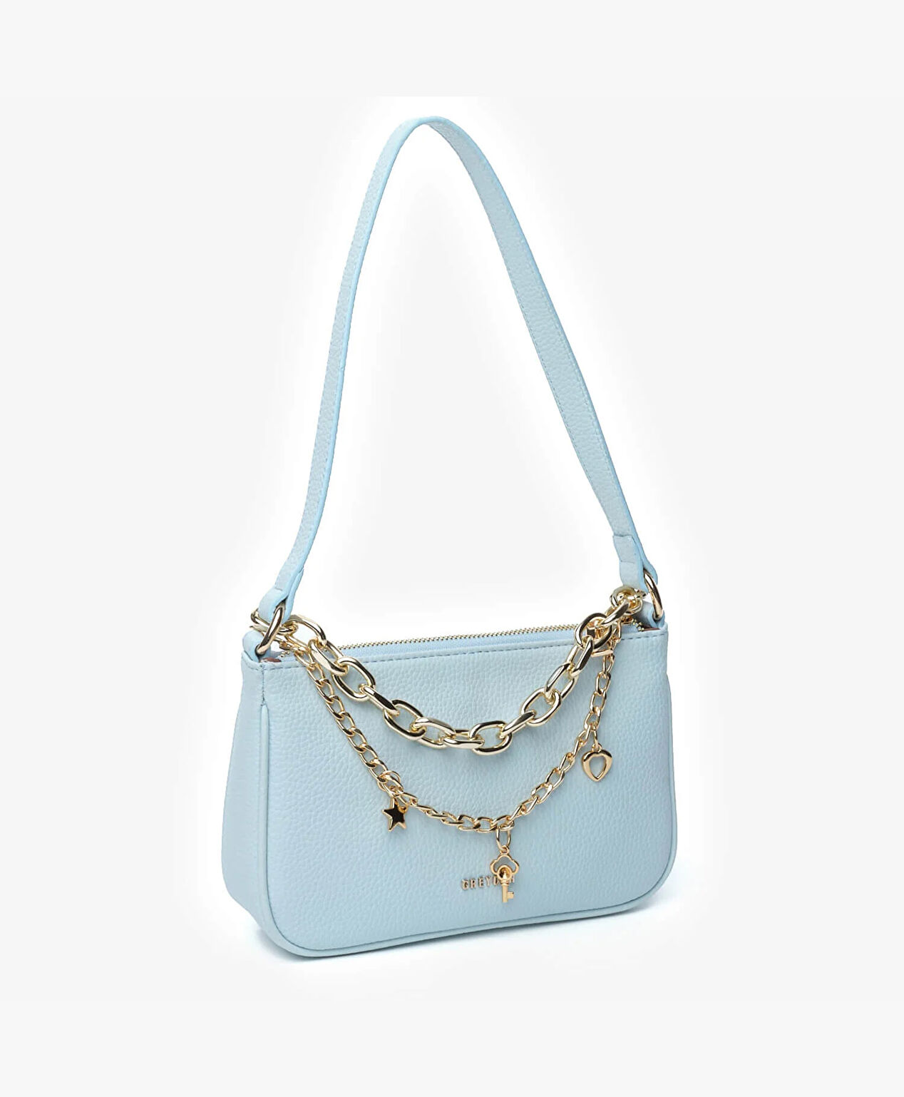 Kadın Mavi Omuz Çantası - 3