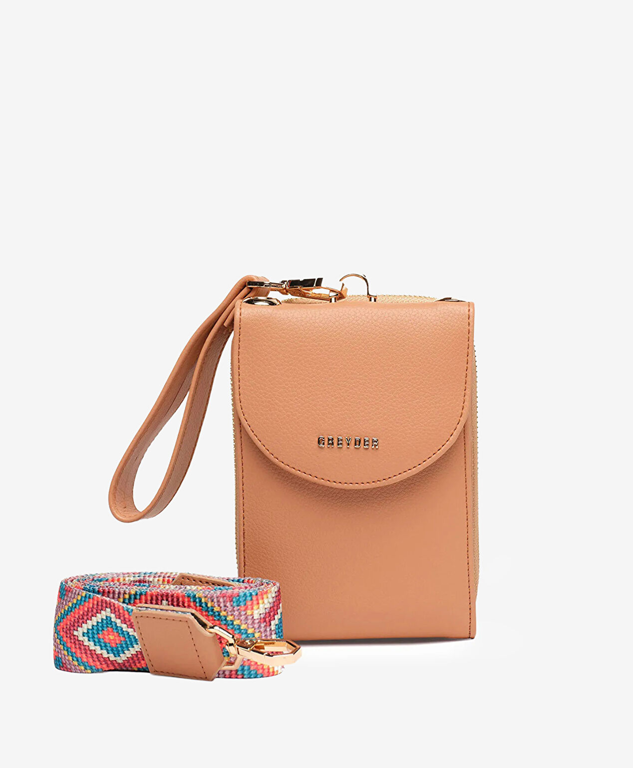 Kadın Deve Tüyü Çapraz Çanta - 1