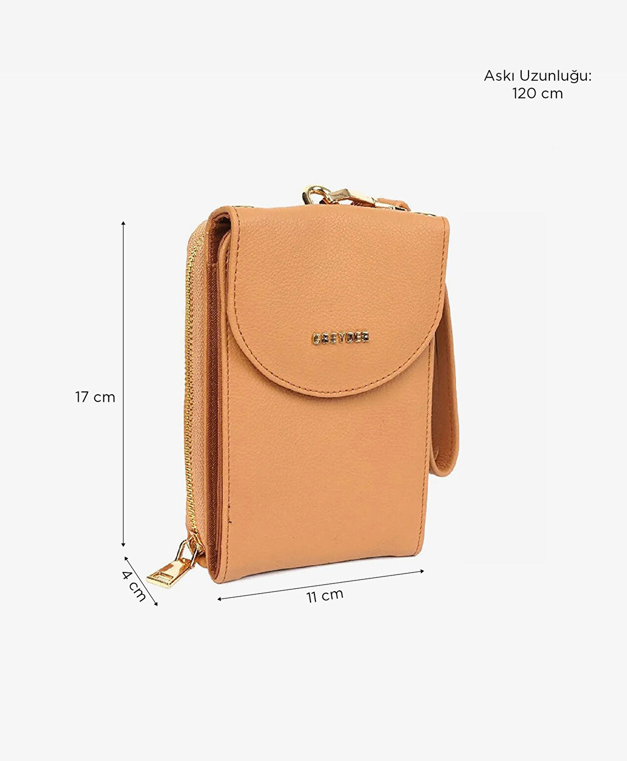 Kadın Deve Tüyü Çapraz Çanta - 2