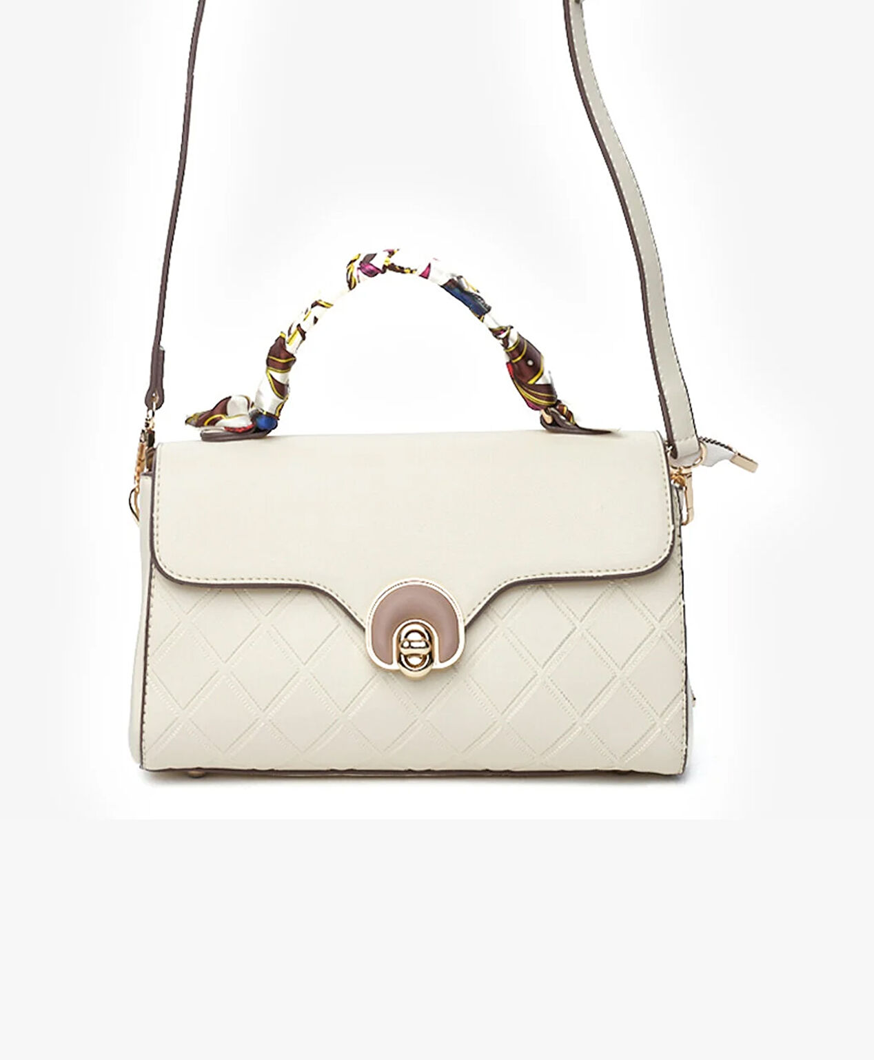 Kadın Ekru Kol Çantası - 3