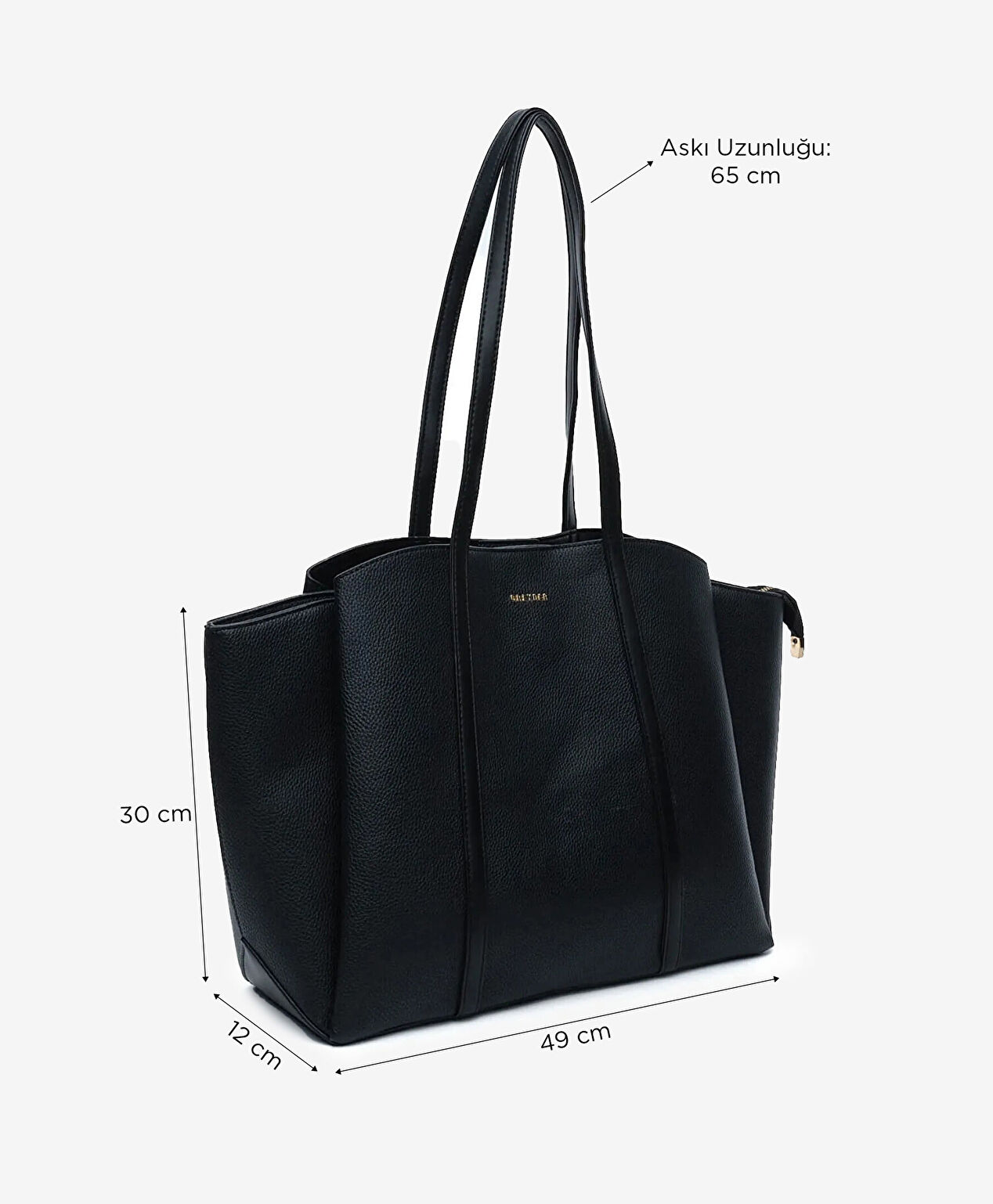 Kadın Siyah Omuz Çantası - 6