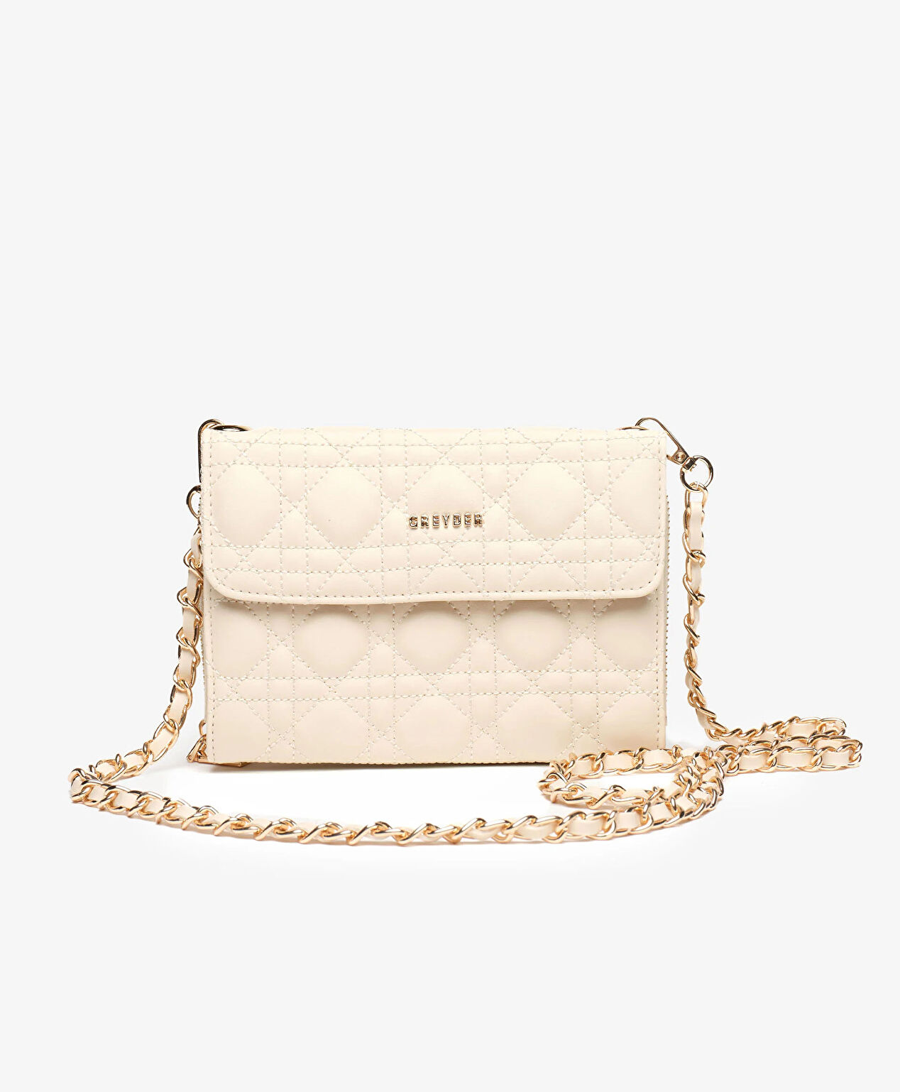 Kadın Ekru Omuz Çantası - 1