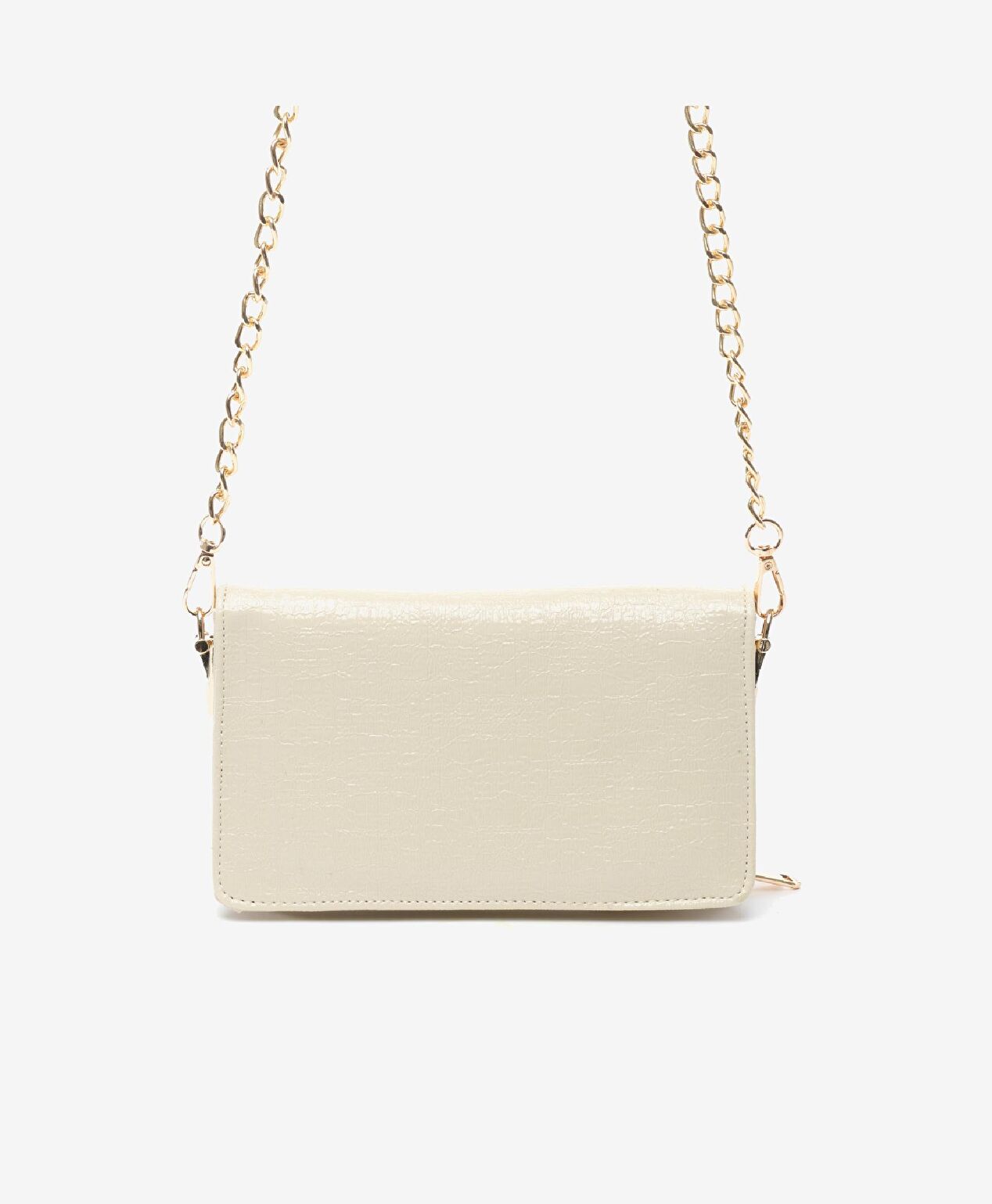 Kadın Krem Omuz Çantası - 4