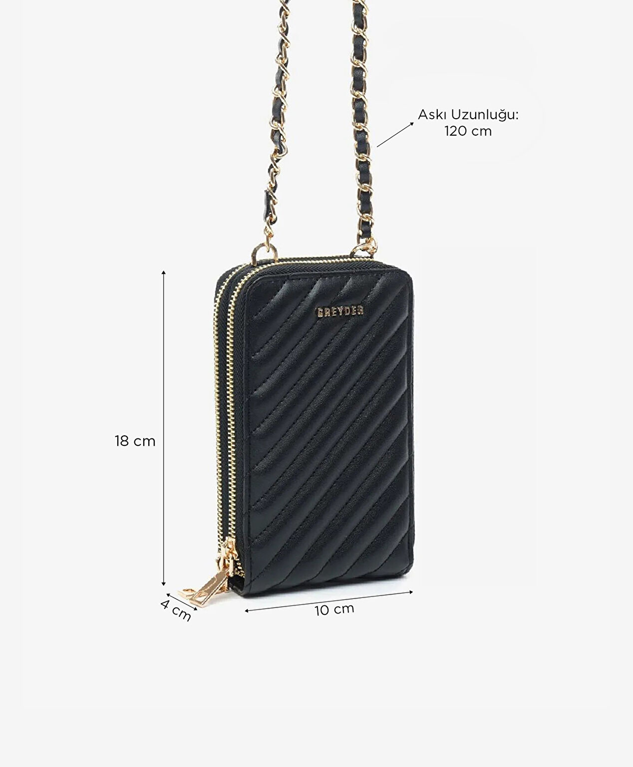 Kadın Siyah Omuz Çantası - 6