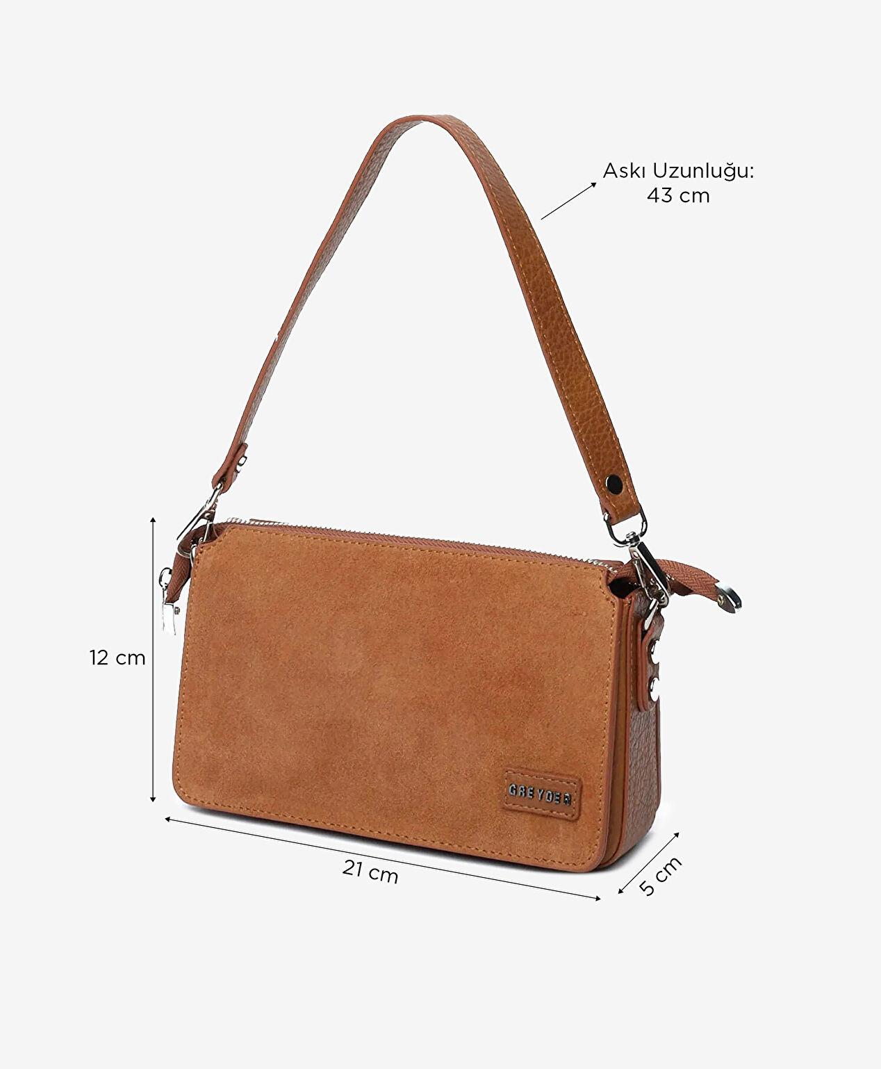 Kadın Taba Omuz Çantası - 6