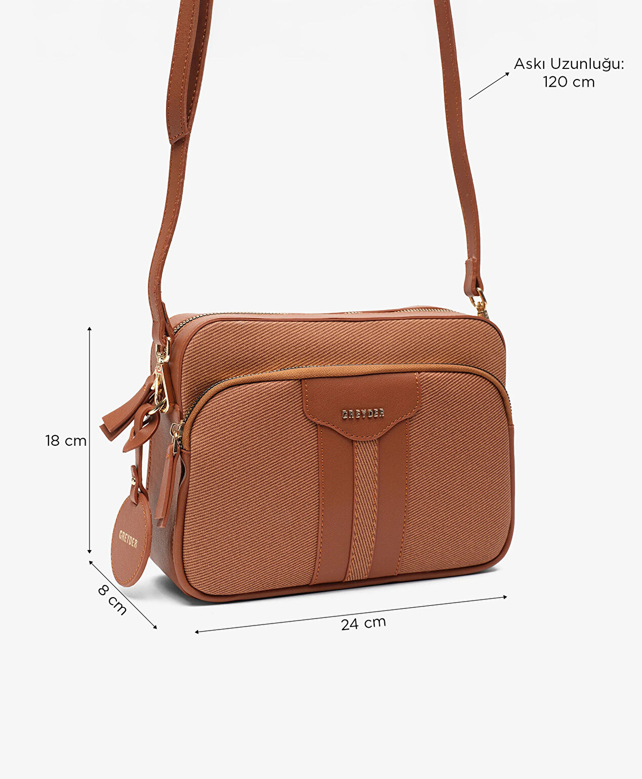 Kadın Taba Çapraz Çanta - 6