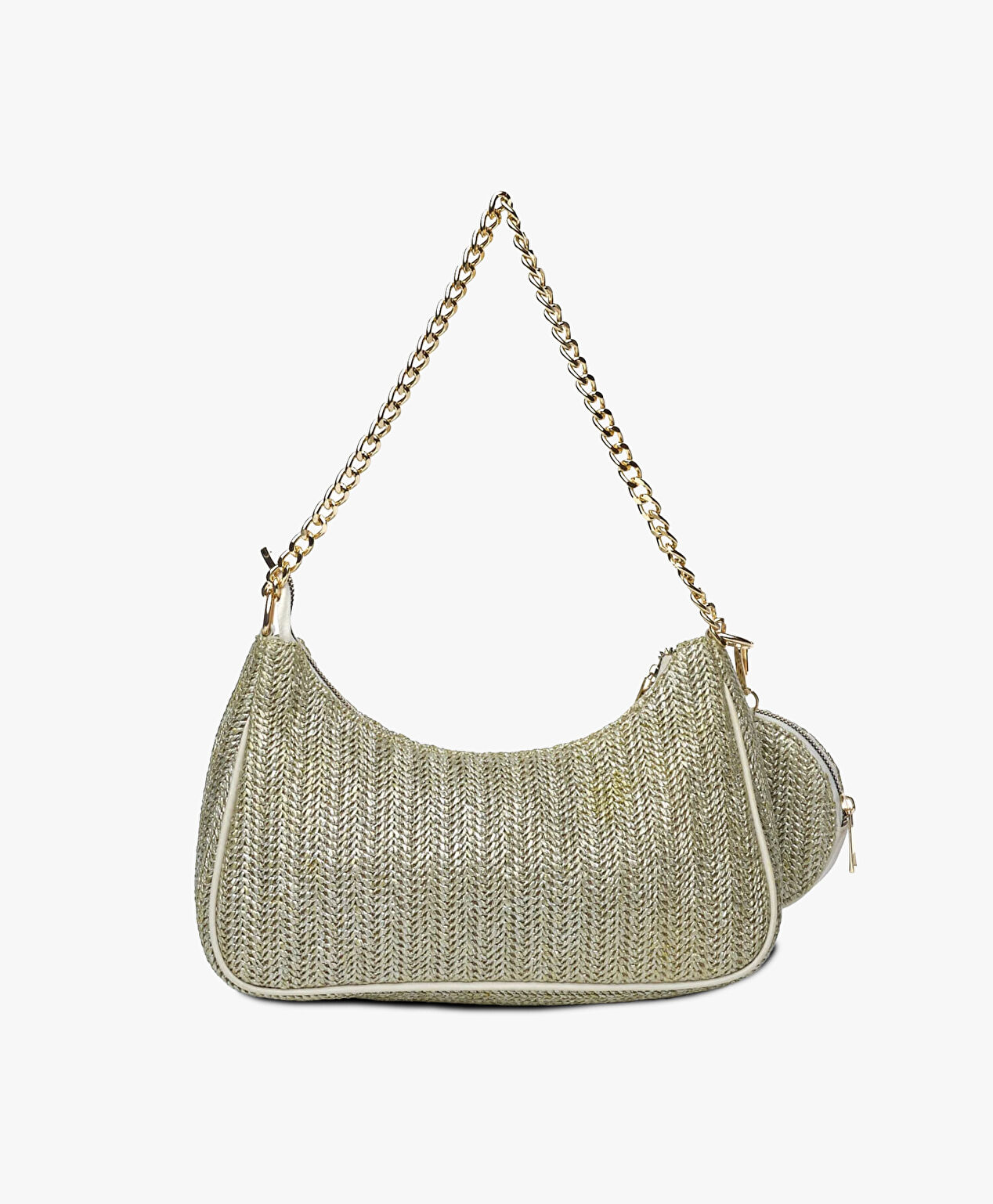 Kadın Altın Omuz Çantası - 4