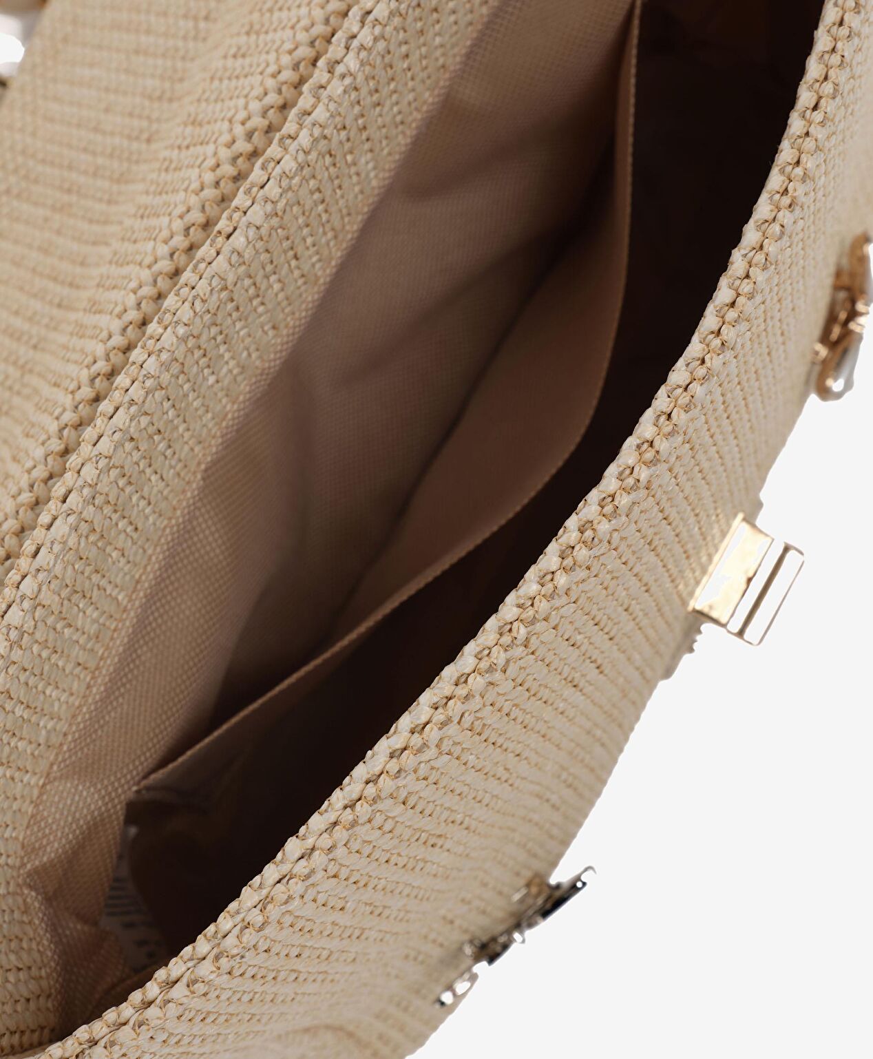 Kadın Krem Omuz Çantası - 4