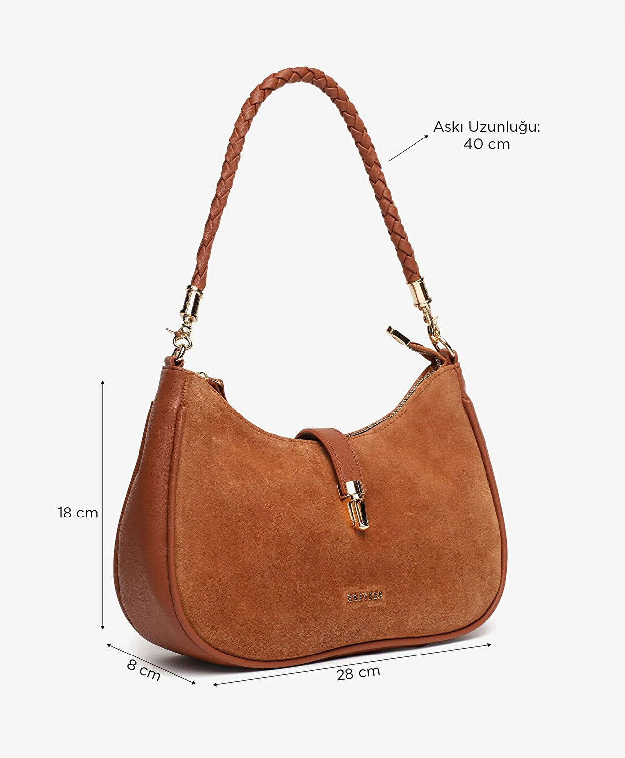 Kadın Taba Omuz Çantası - 5