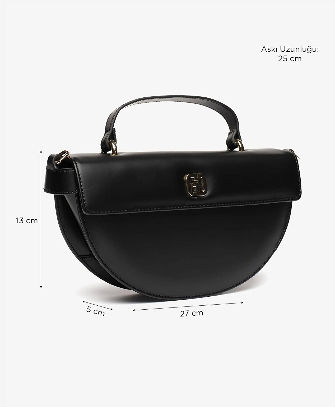 Kadın Siyah Kol Çantası - 6