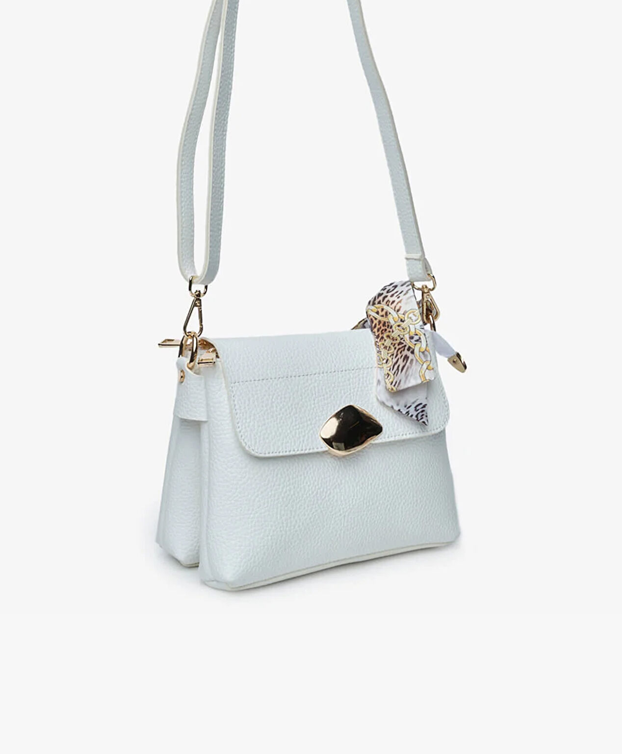 Kadın Beyaz Omuz Çantası - 3